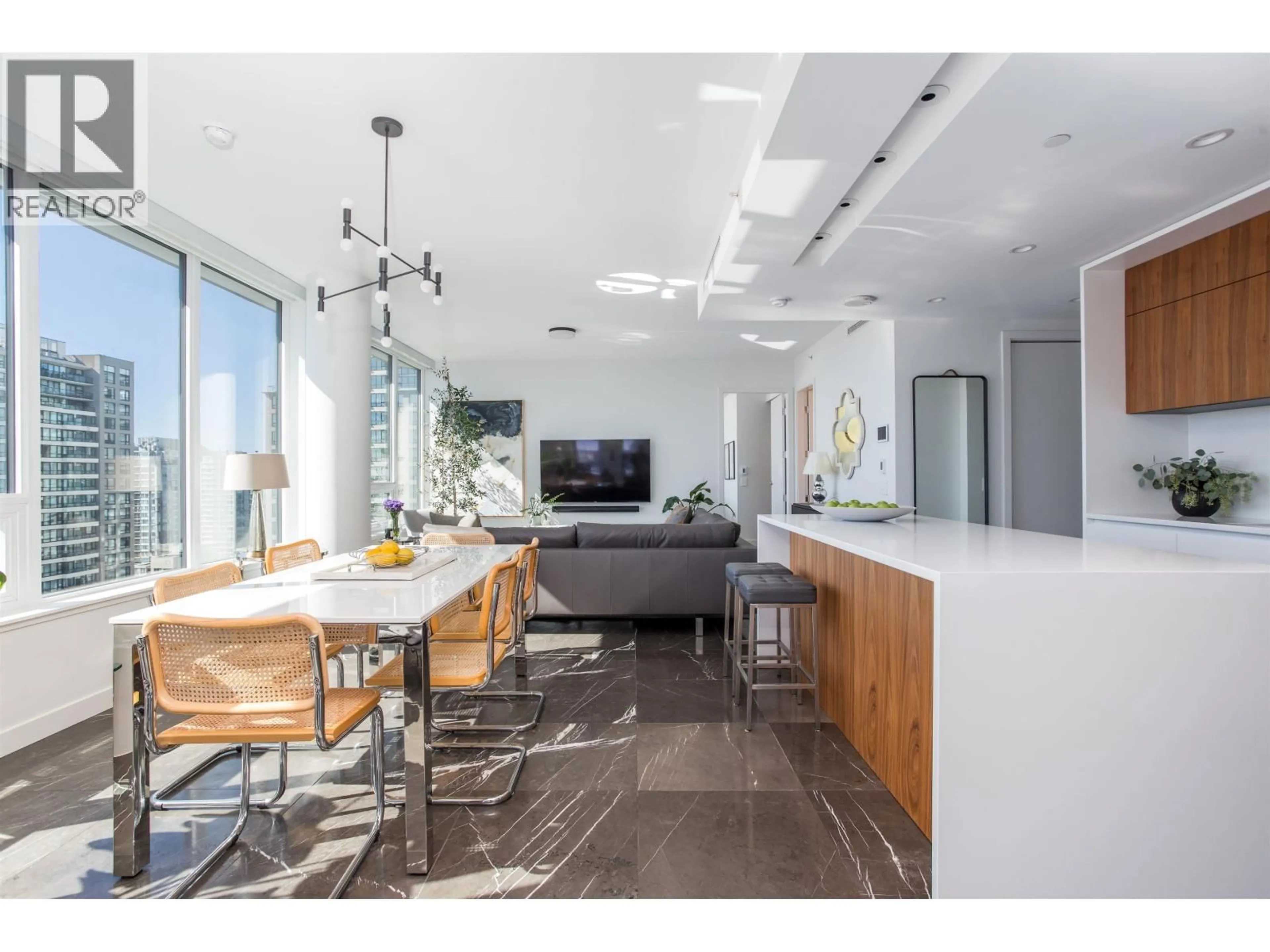 Open concept kitchen, ceramic/tile floor for 2004 - 885 CAMBIE STREET, Vancouver British Columbia V6B0R6