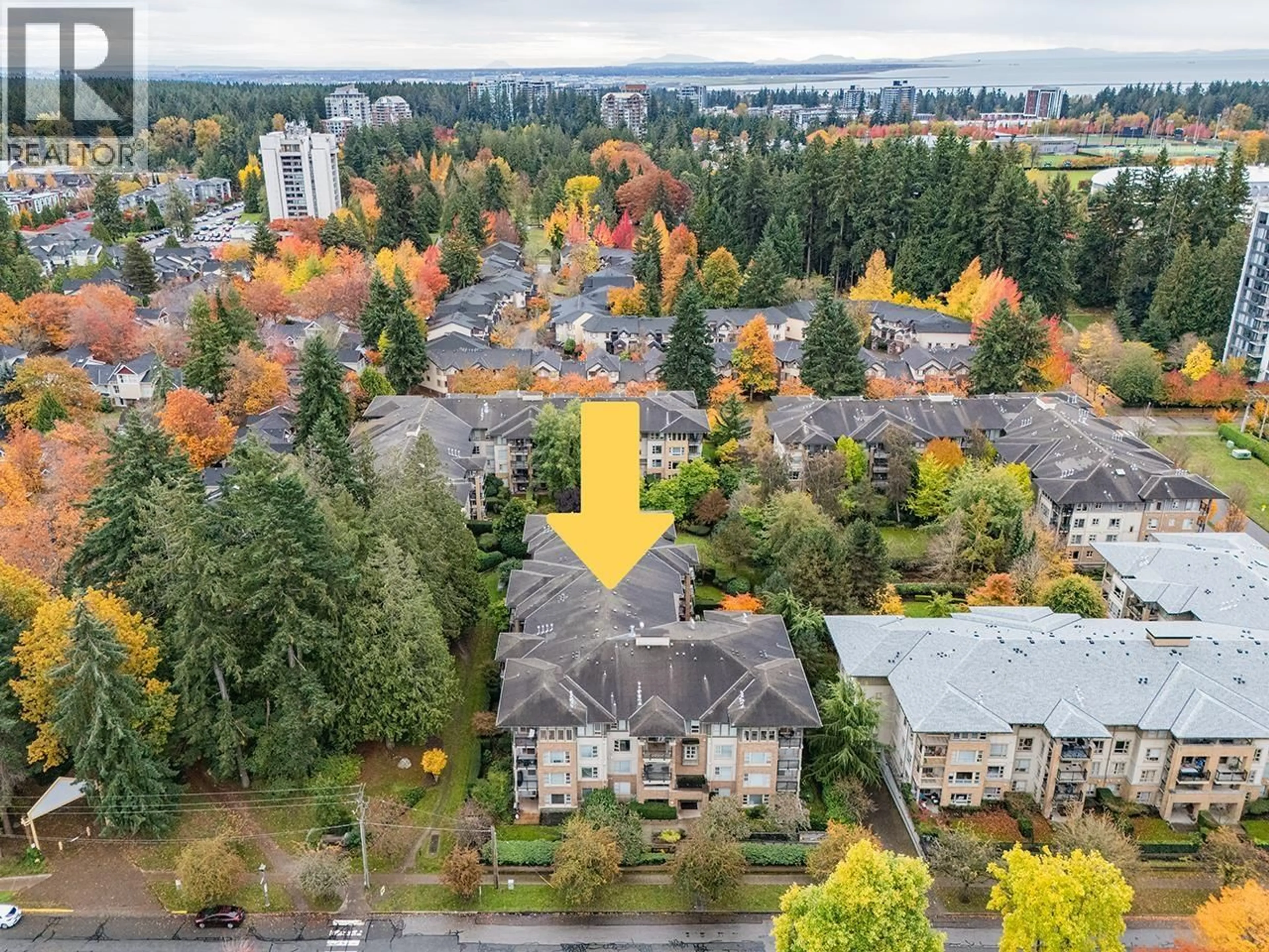 A pic from outside/outdoor area/front of a property/back of a property/a pic from drone, unknown for 308 - 5740 TORONTO ROAD, Vancouver British Columbia V6T1L2