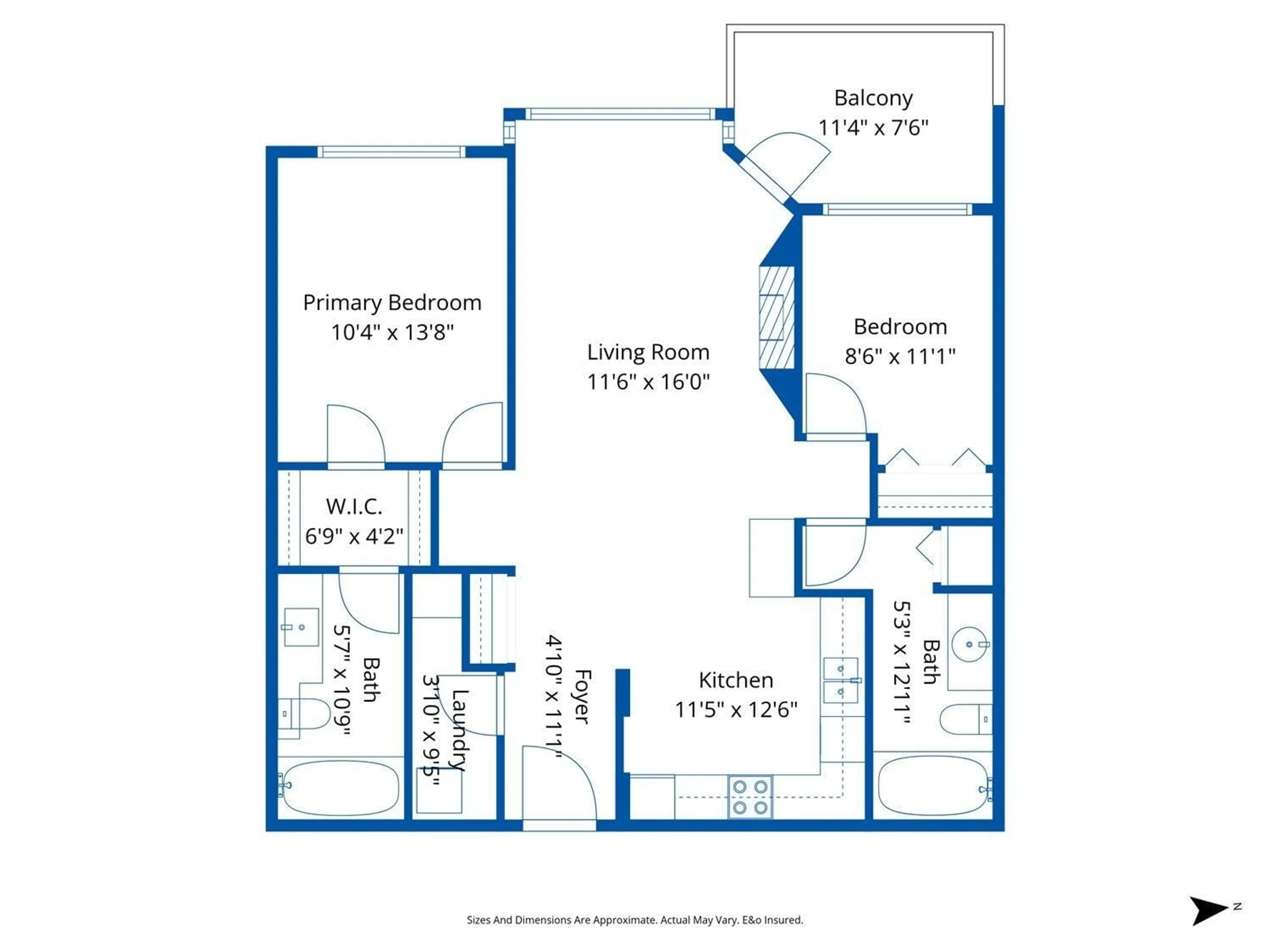 Floor plan for 406 - 33708 KING, Abbotsford British Columbia V2S8C6