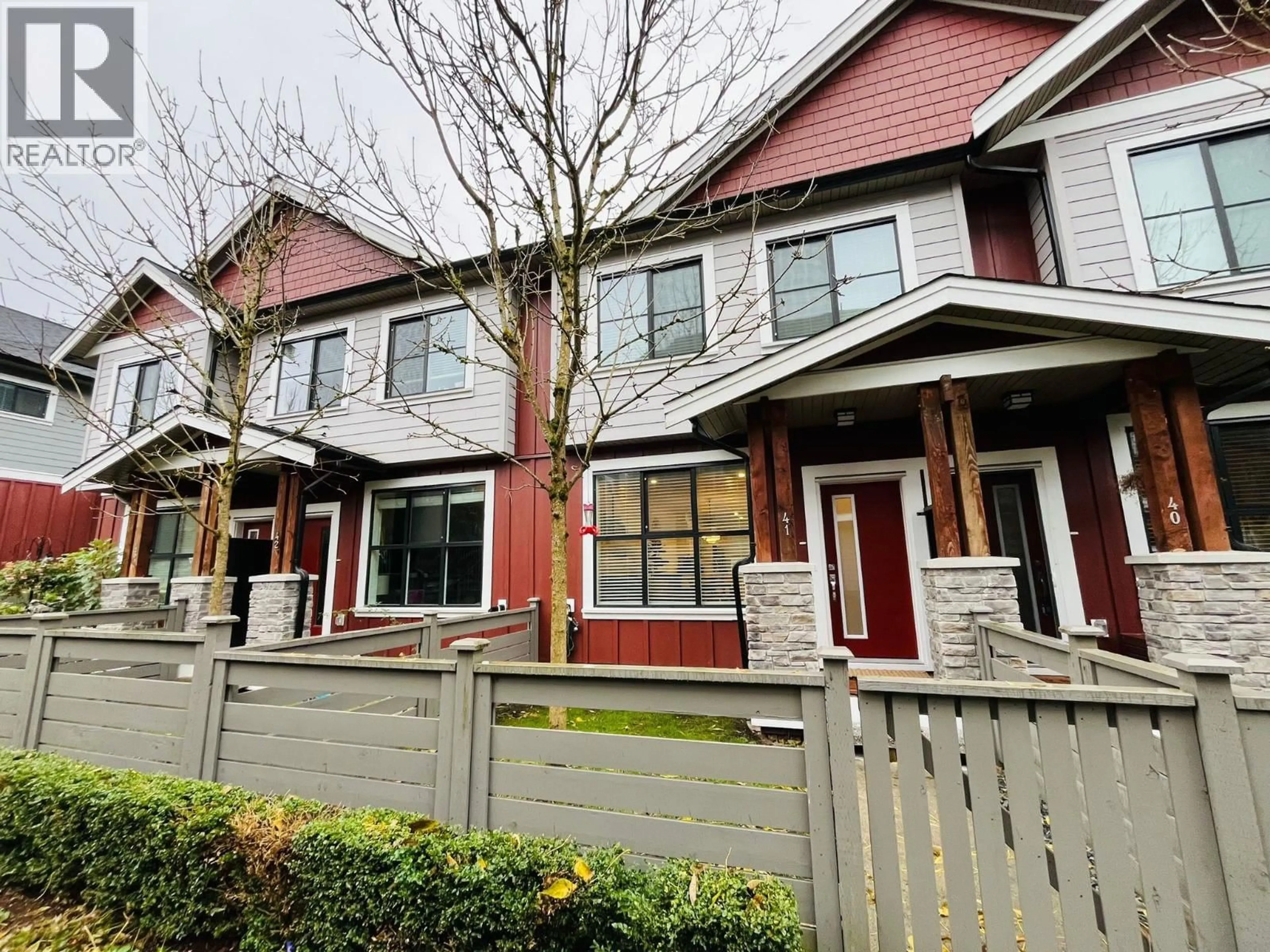 Home with vinyl exterior material, street for 41 - 13260 236 STREET, Maple Ridge British Columbia V4R0G8