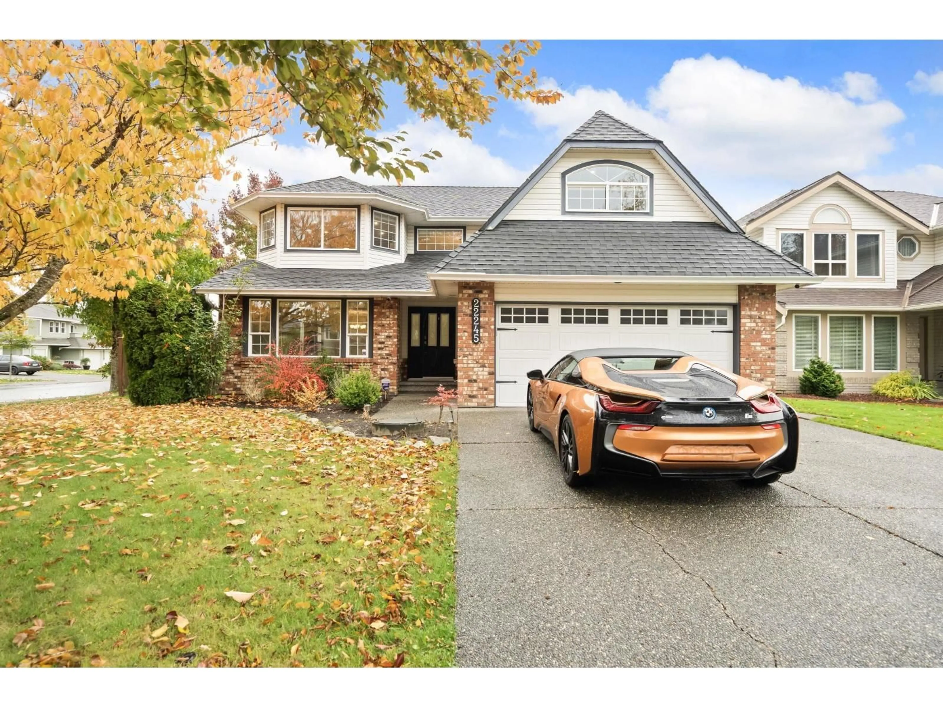 Home with brick exterior material, street for 22245 46, Langley British Columbia V2Z1M4