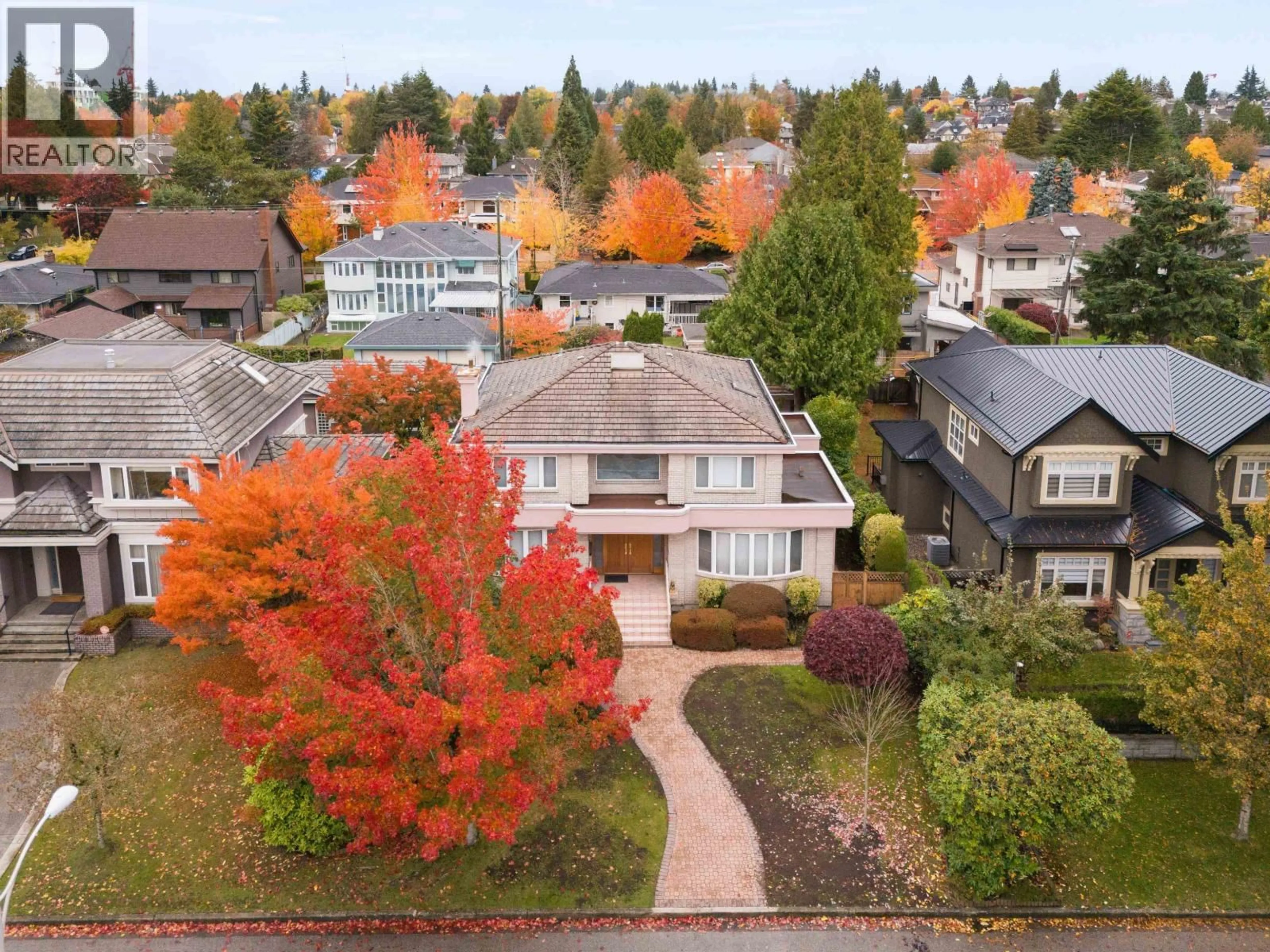 A pic from outside/outdoor area/front of a property/back of a property/a pic from drone, street for 1363 51 AVENUE, Vancouver British Columbia V6P1C6