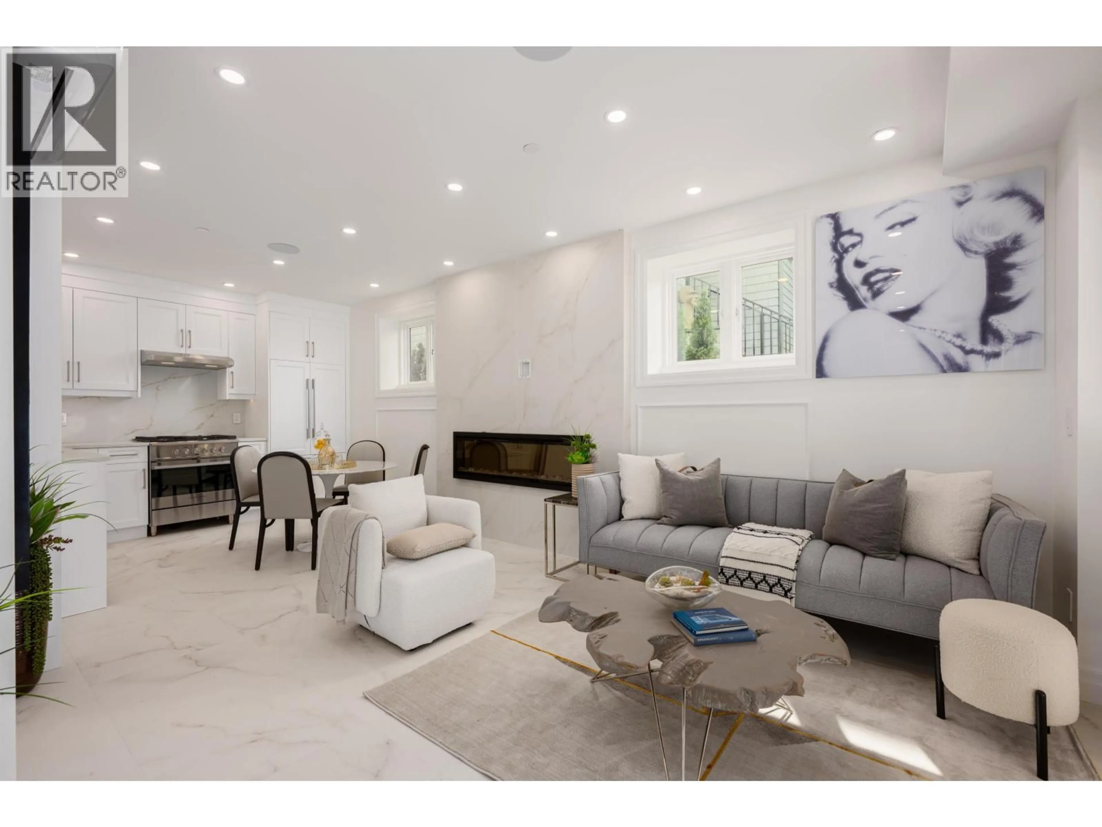 Living room with furniture, ceramic/tile floor for 2016 15TH AVENUE, Vancouver British Columbia V7V3P3