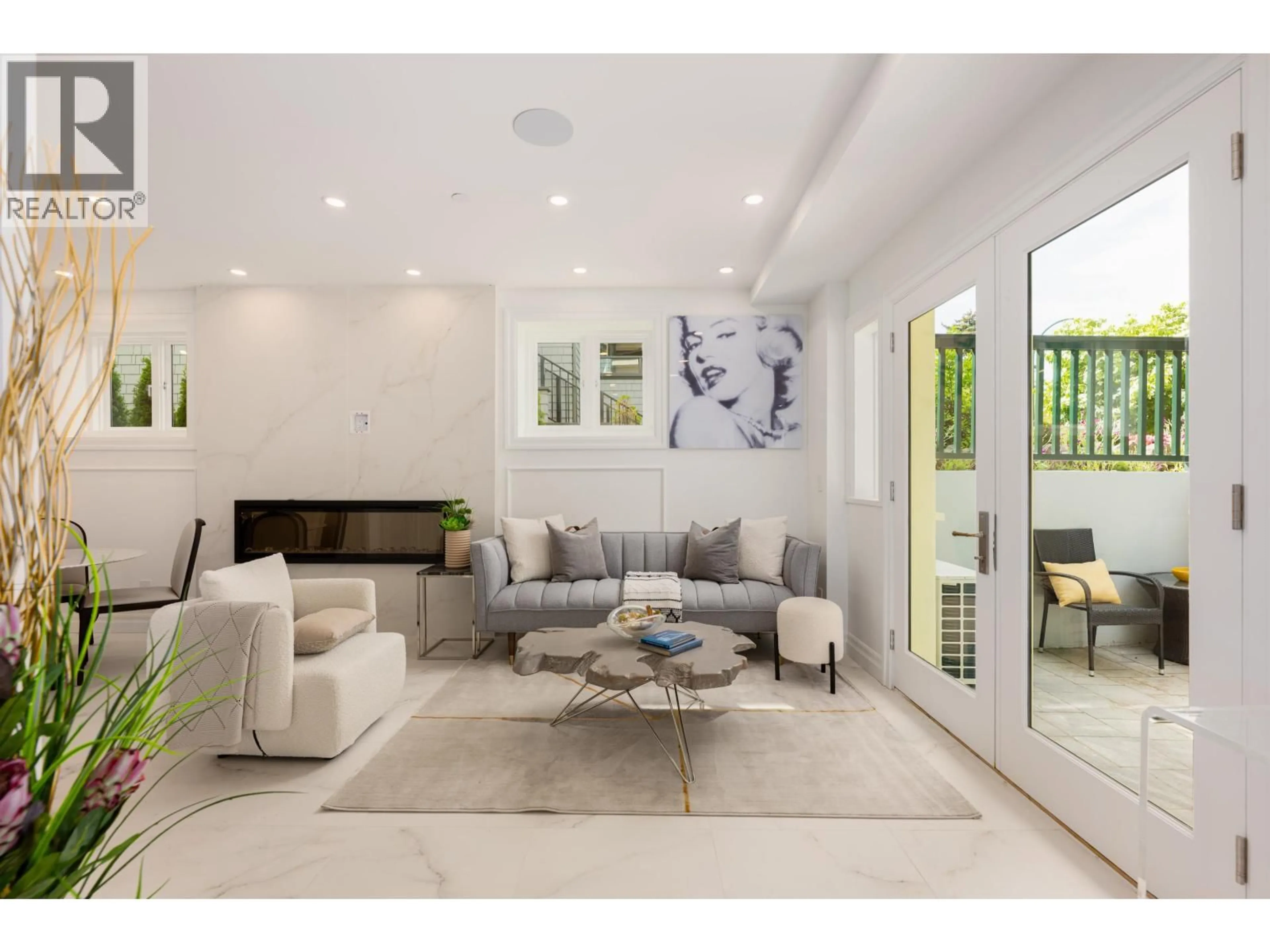 Living room with furniture, ceramic/tile floor for 2016 15TH AVENUE, Vancouver British Columbia V7V3P3