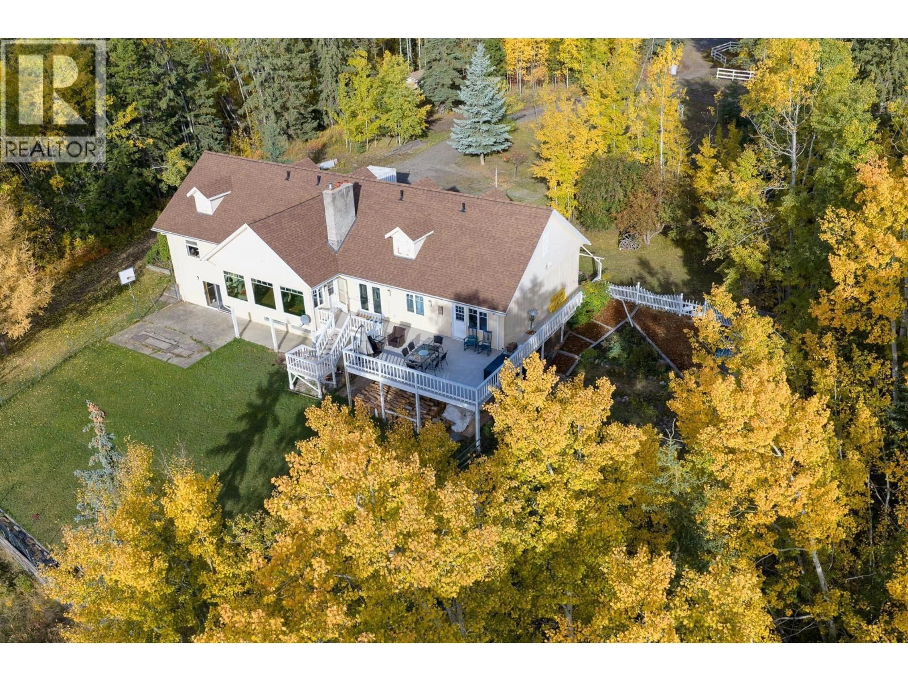 A pic from outside/outdoor area/front of a property/back of a property/a pic from drone, unknown for 8137 SINKUT LAKE ROAD, Vanderhoof British Columbia V0J3A1