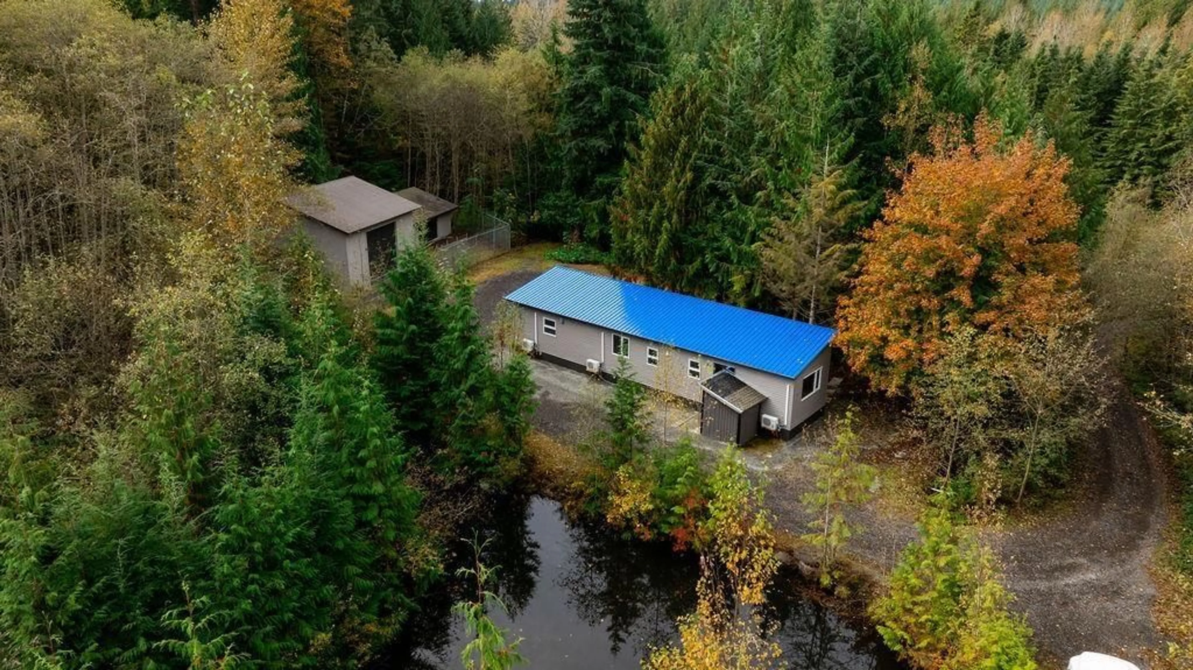 A pic from outside/outdoor area/front of a property/back of a property/a pic from drone, water/lake/river/ocean view for 12930 SABO, Mission British Columbia V4S1L6
