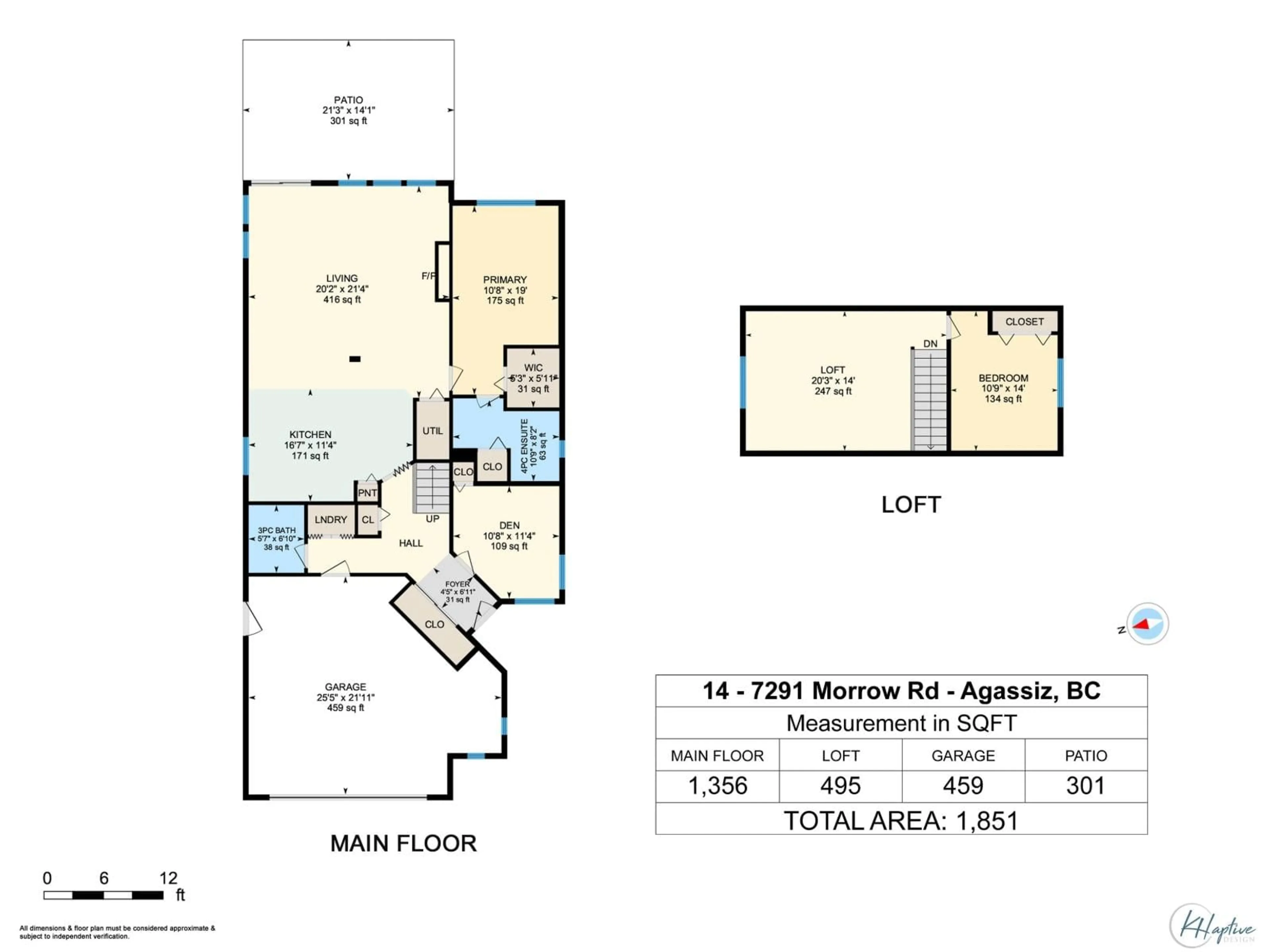 Floor plan for 14 - 7291 MORROW ROAD, Agassiz British Columbia V0M1A2