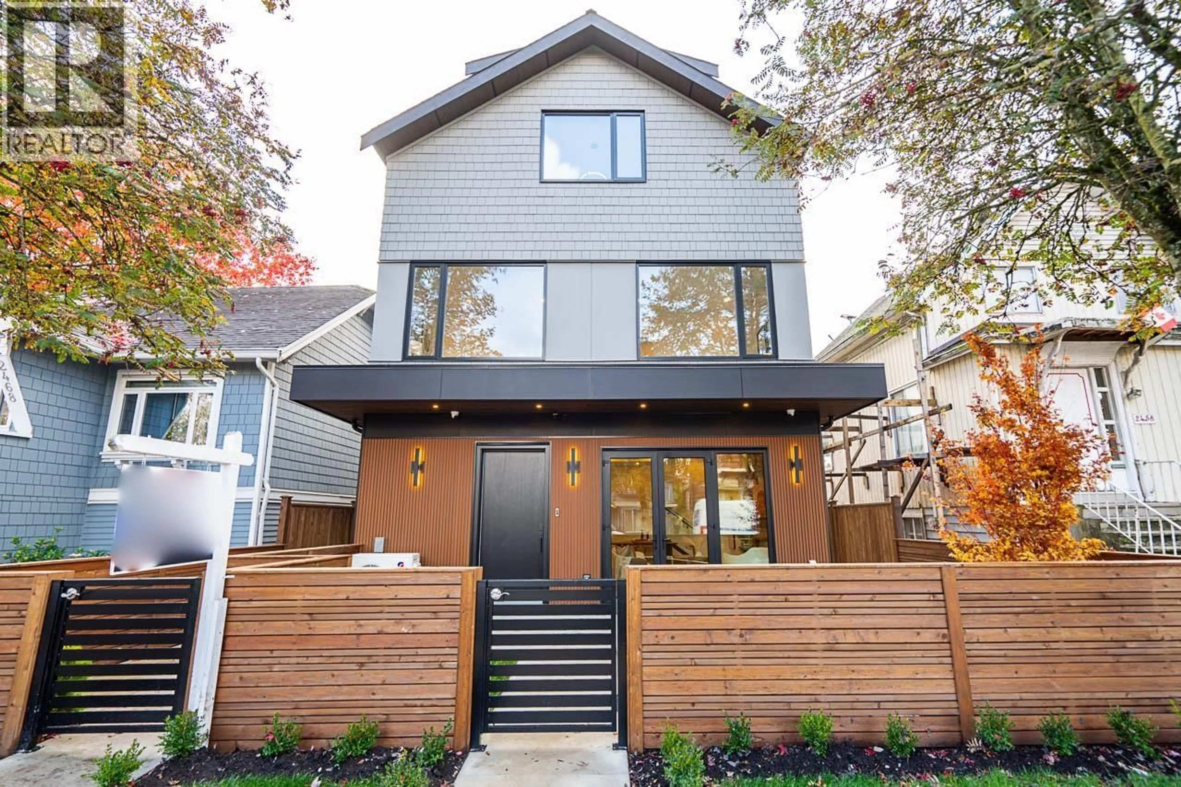 Home with brick exterior material, street for 1 - 2460 ADANAC STREET, Vancouver British Columbia V5K2M4