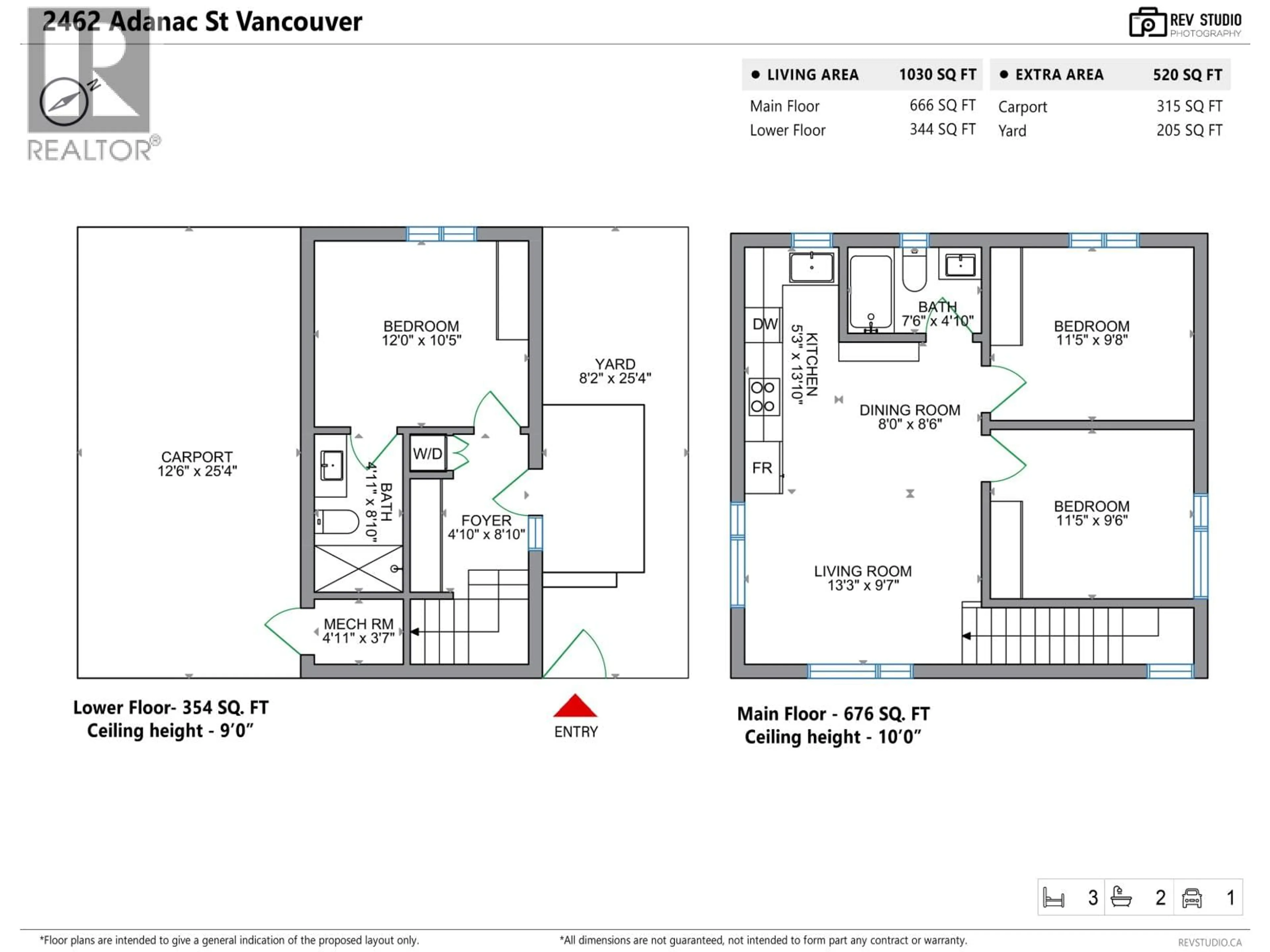 Floor plan for 2462 ADANAC STREET, Vancouver British Columbia V5K2M4