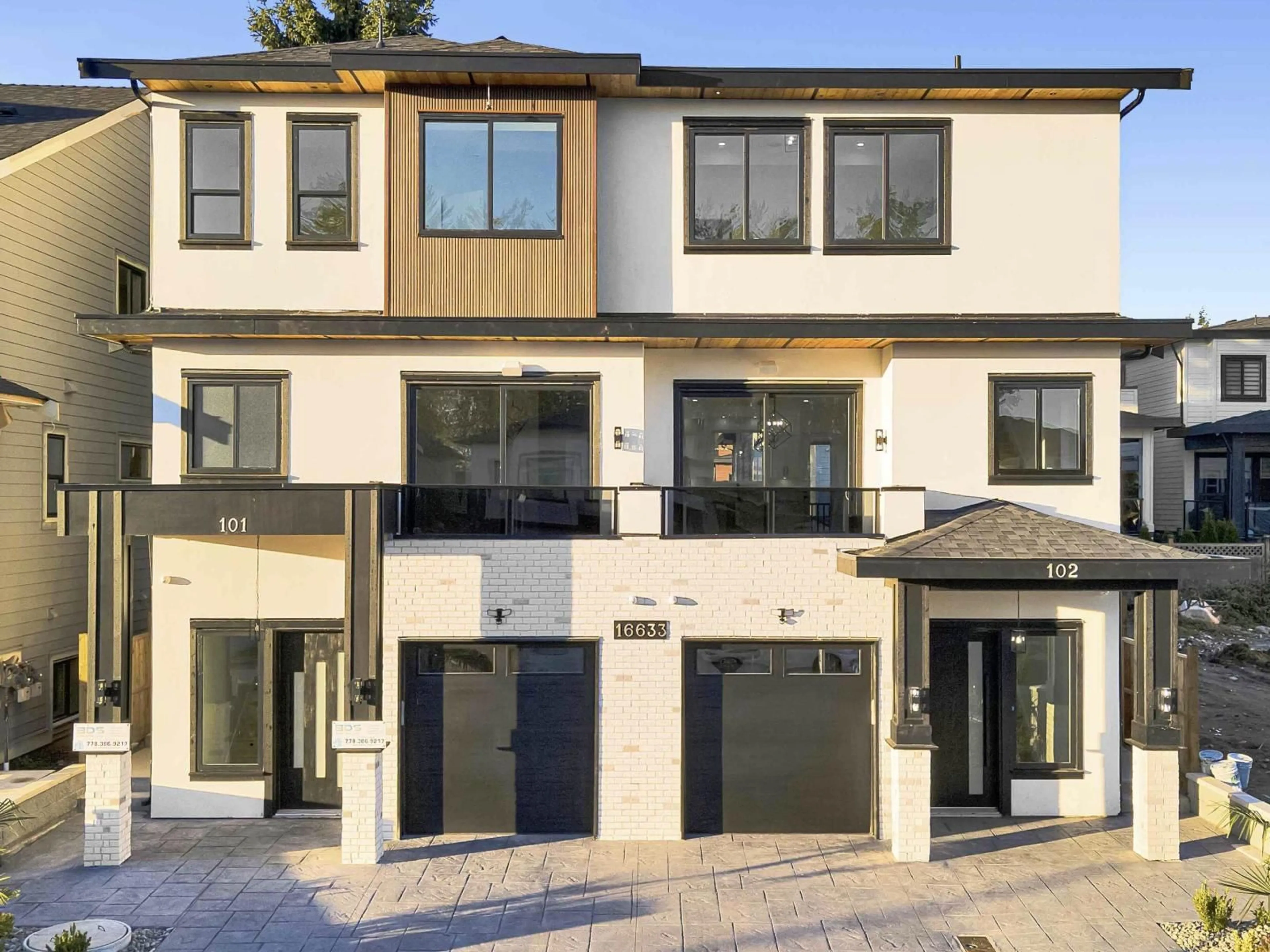 Home with brick exterior material, street for 102 - 16633 18A, Surrey British Columbia V3Z1A2