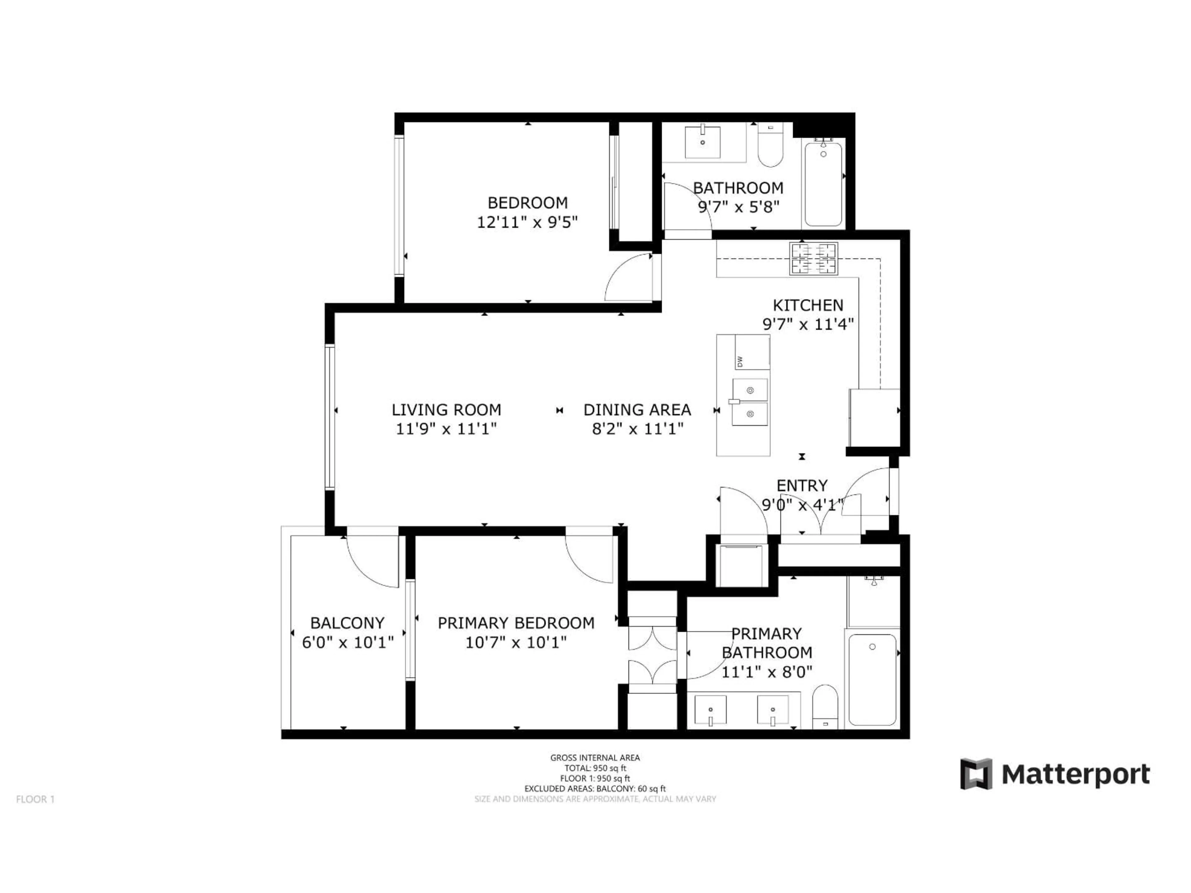 Floor plan for 406 - 2960 151, Surrey British Columbia V4P0G3