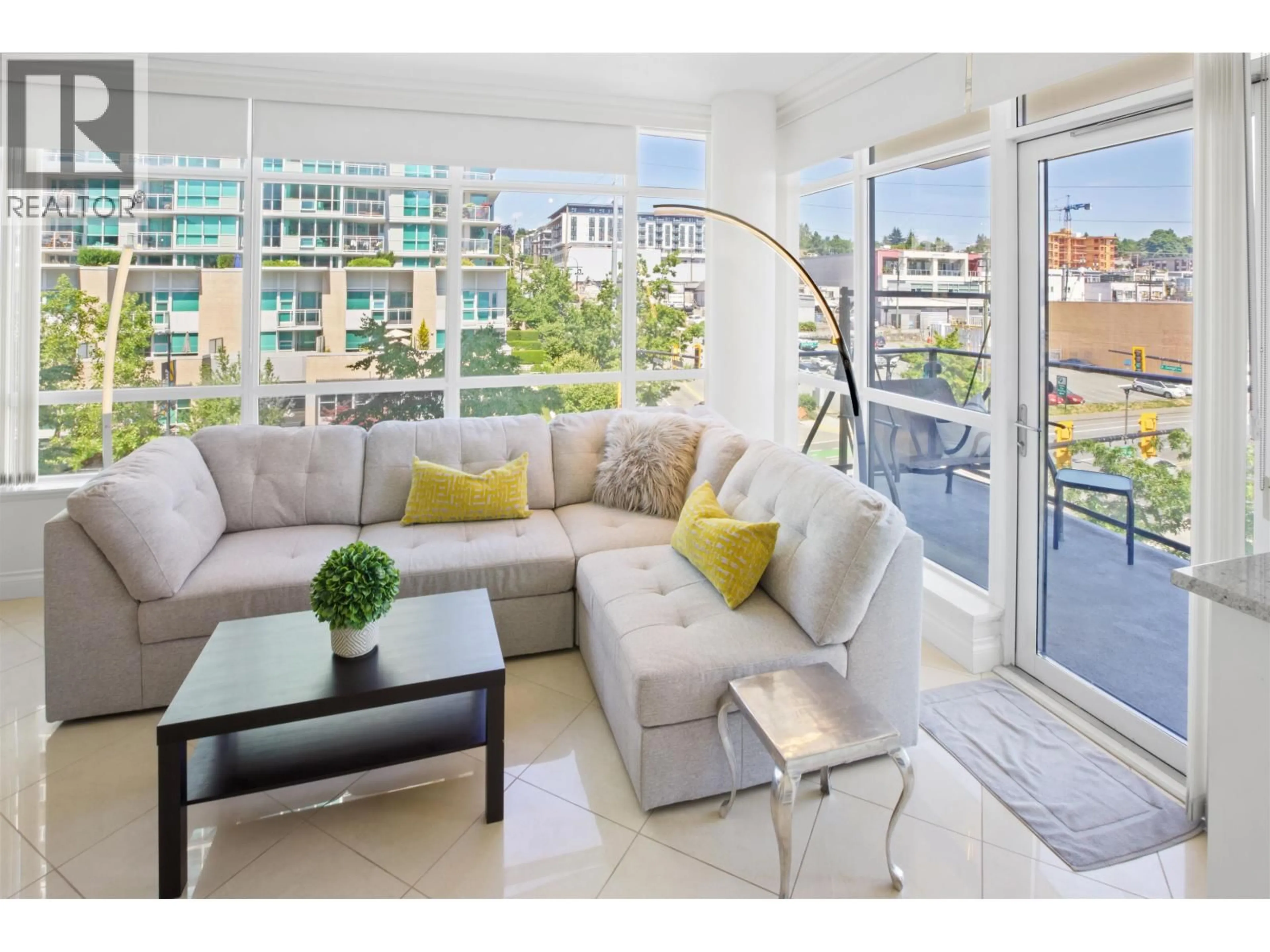 Living room with furniture, unknown for 502 - 172 VICTORY SHIP WAY, North Vancouver British Columbia V7L0B5