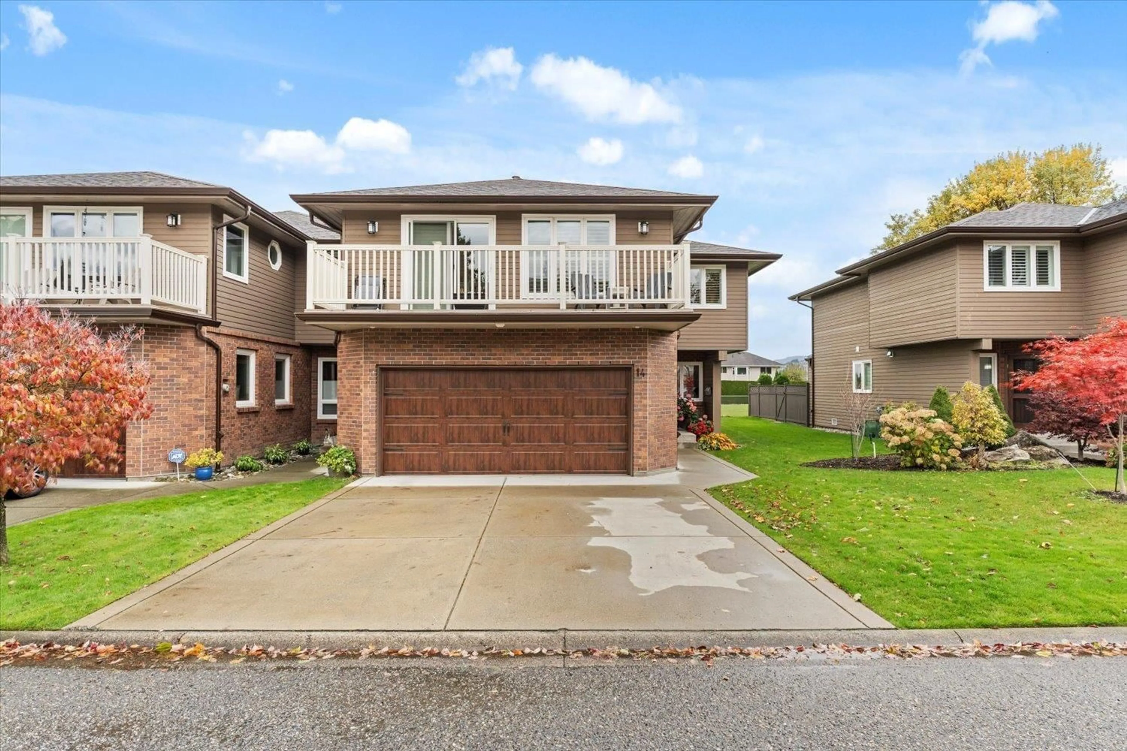 Home with brick exterior material, street for 14 - 7001 EDEN DRIVE, Chilliwack British Columbia V2R1E7