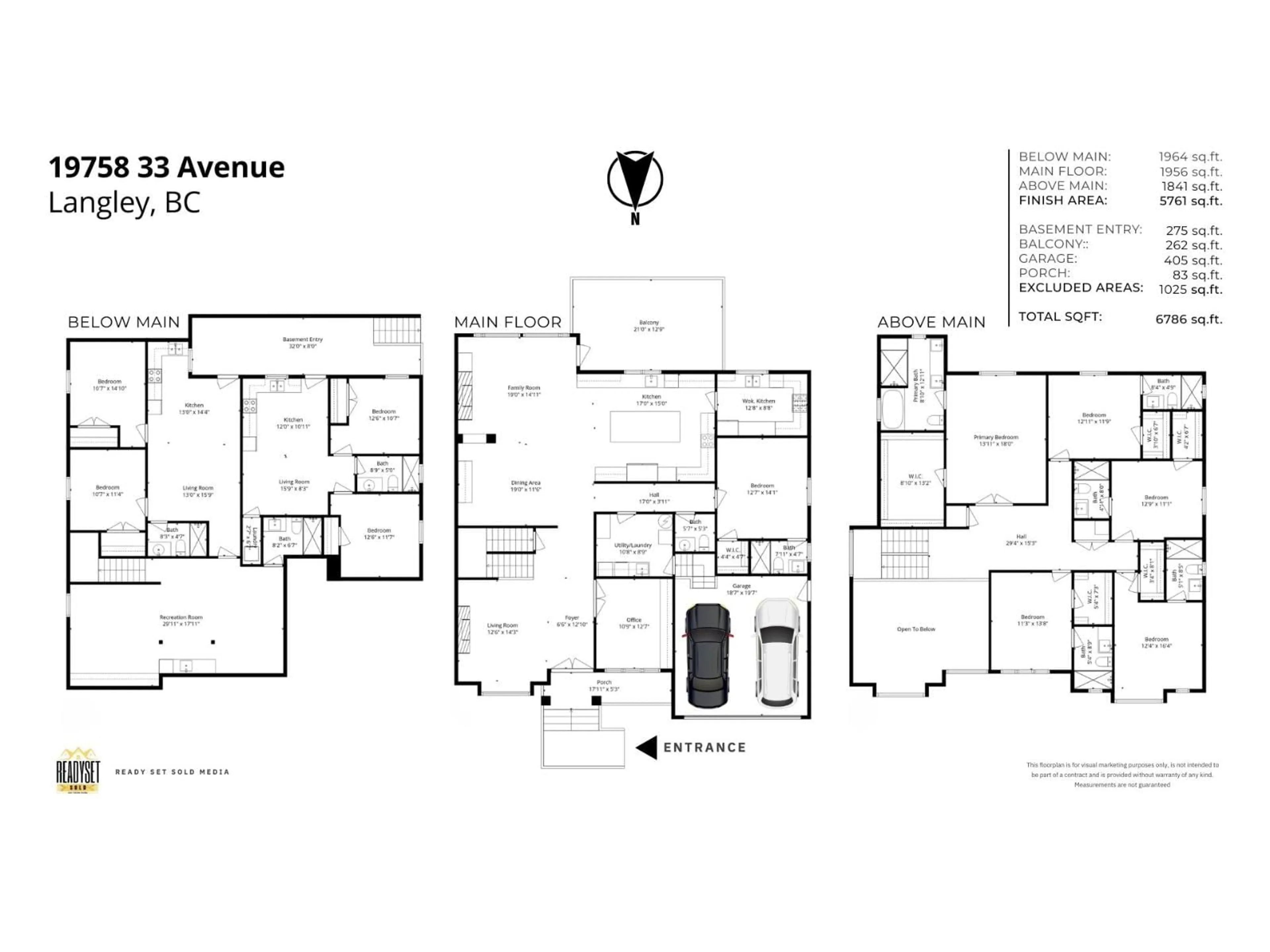 Floor plan for 19758 33, Langley British Columbia V3A0N9