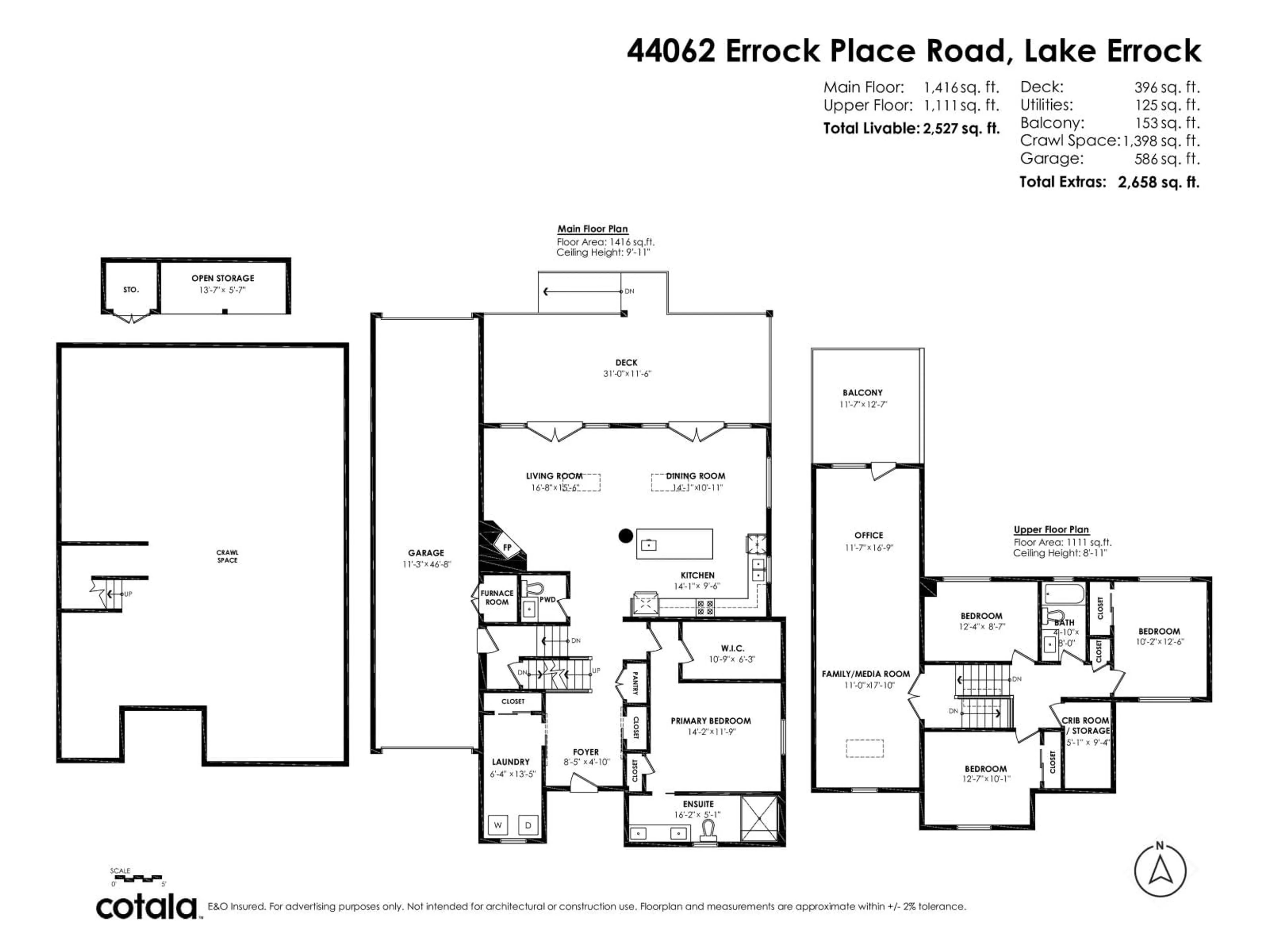 Floor plan for 44062 ERROCK PL, Mission British Columbia V0M1N0