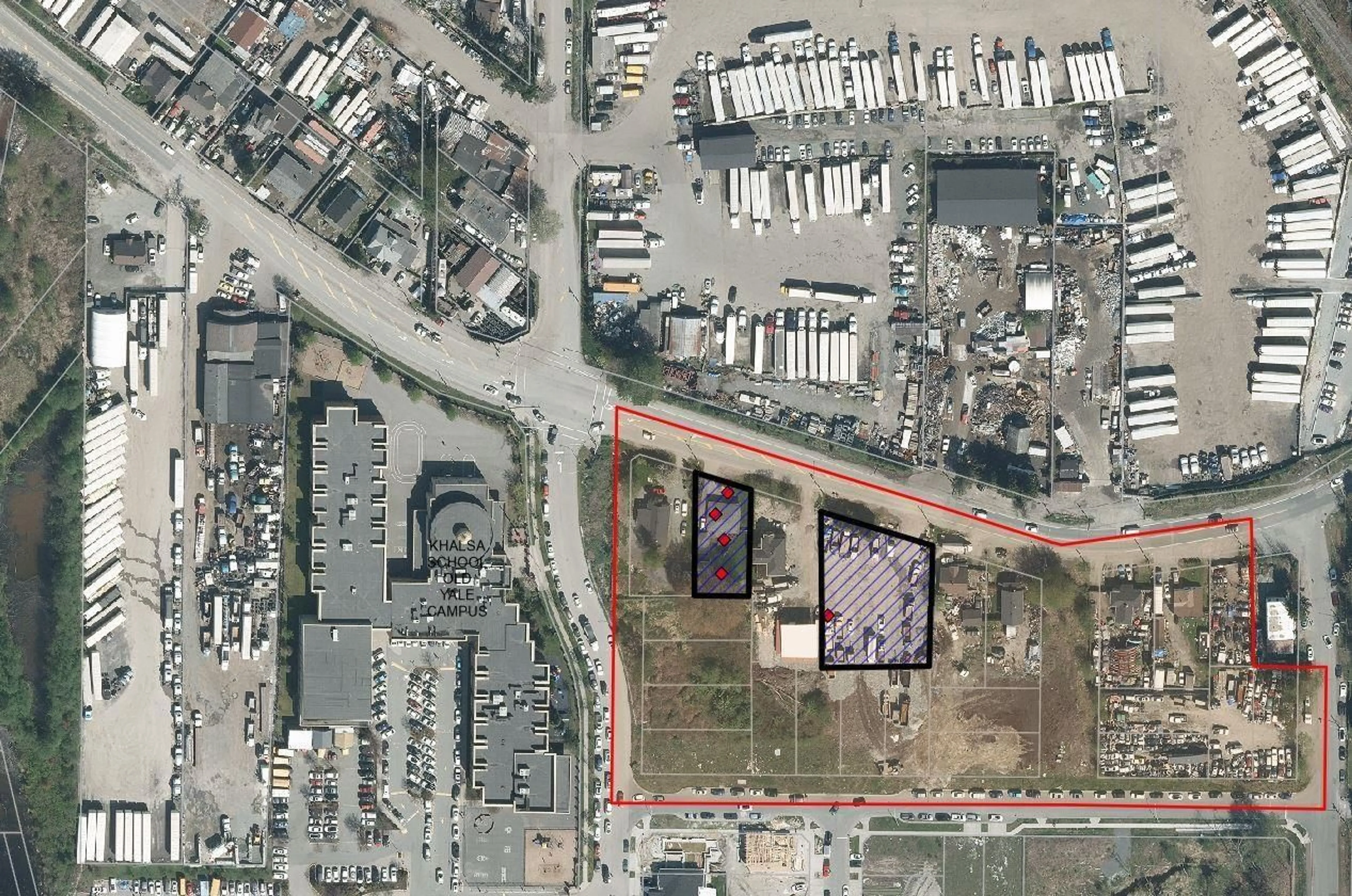 Picture of a map for 12424 OLD YALE, Surrey British Columbia V3V3X8