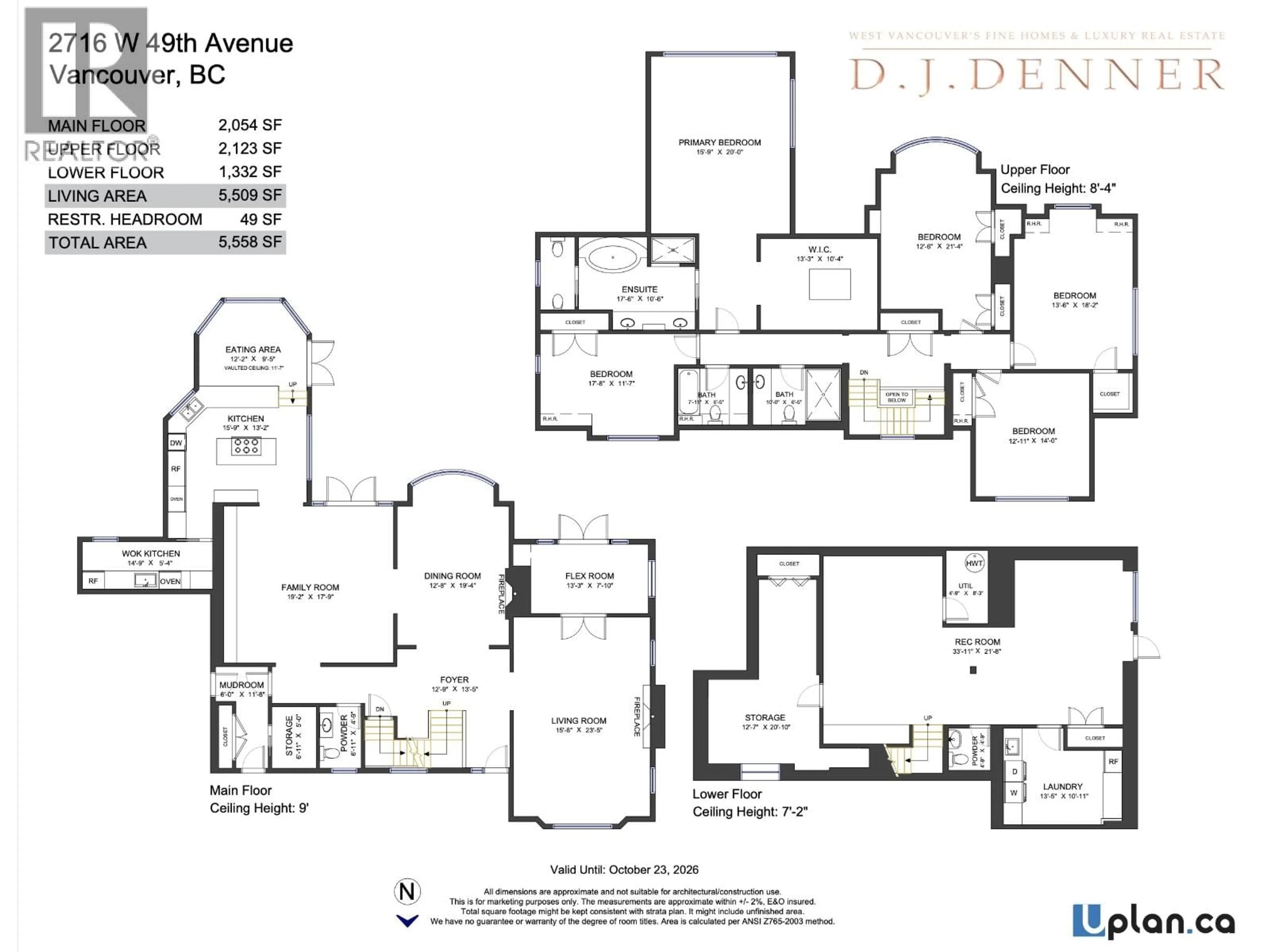 Floor plan for 2716 49TH AVENUE, Vancouver British Columbia V6N3S6