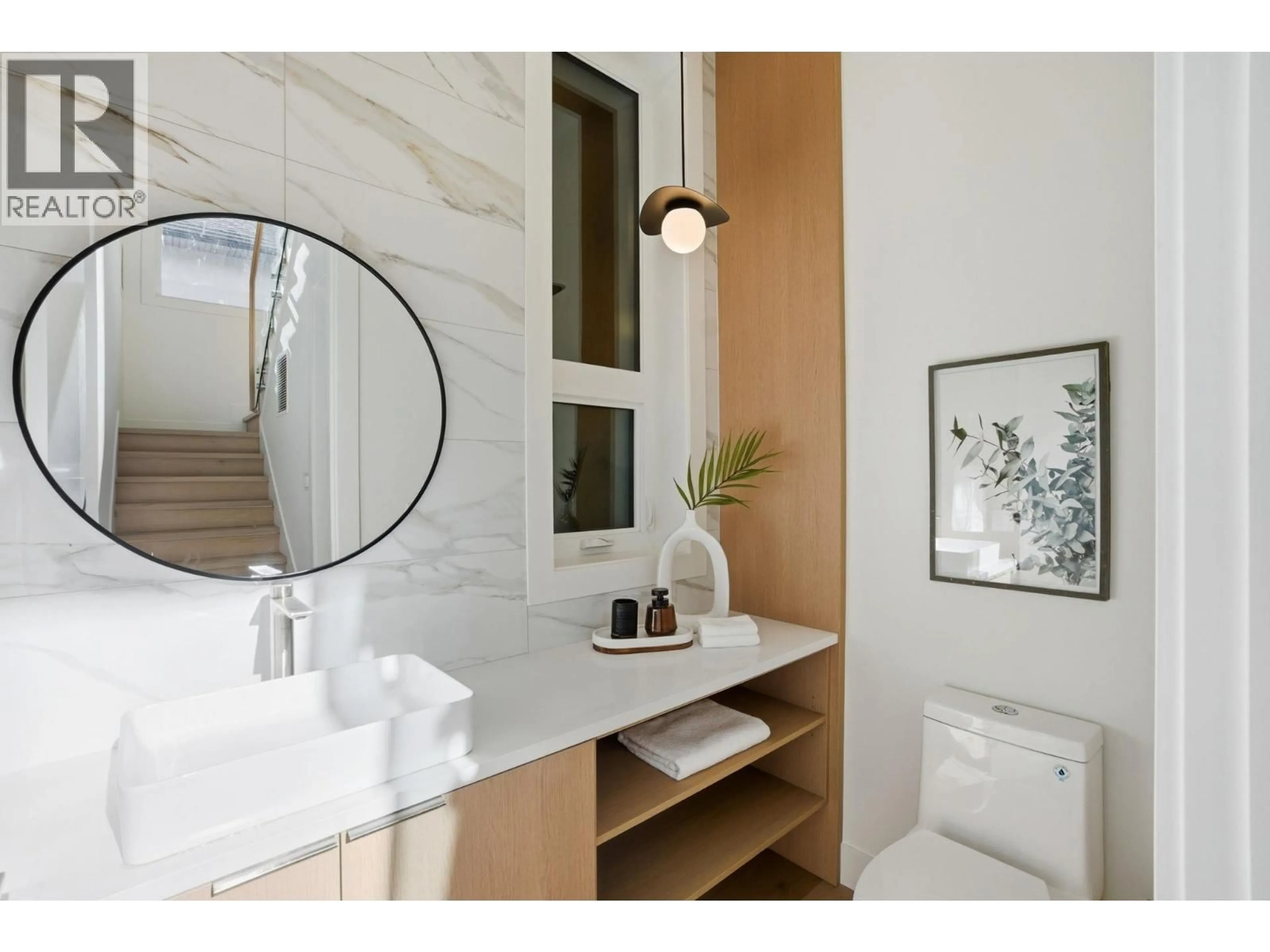 Contemporary bathroom, ceramic/tile floor for 2 - 6141 YEW STREET, Vancouver British Columbia V6M3Z1