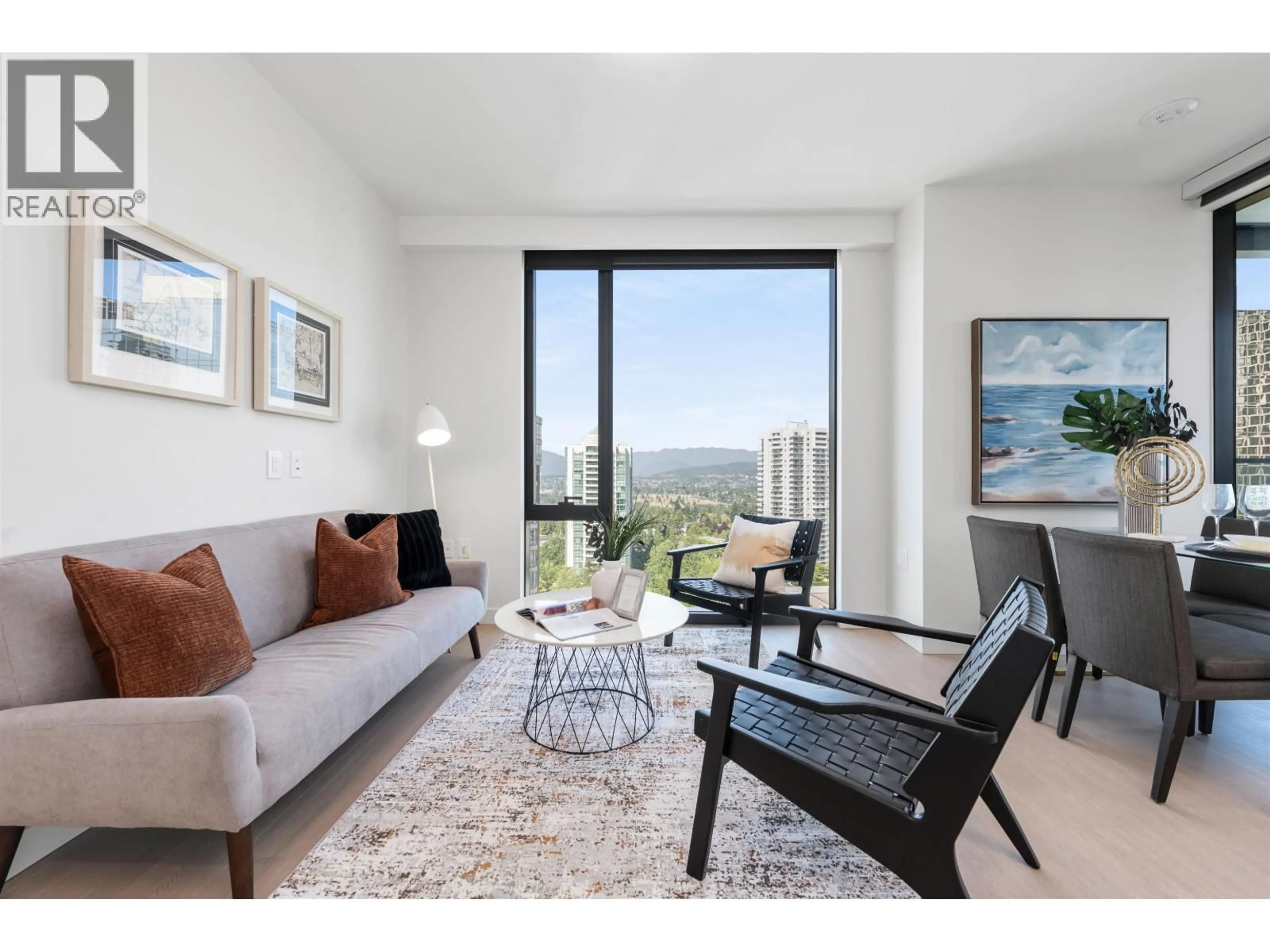 Living room with furniture, unknown for 1409 - 5987 WILSON AVENUE, Burnaby British Columbia V5H0L7