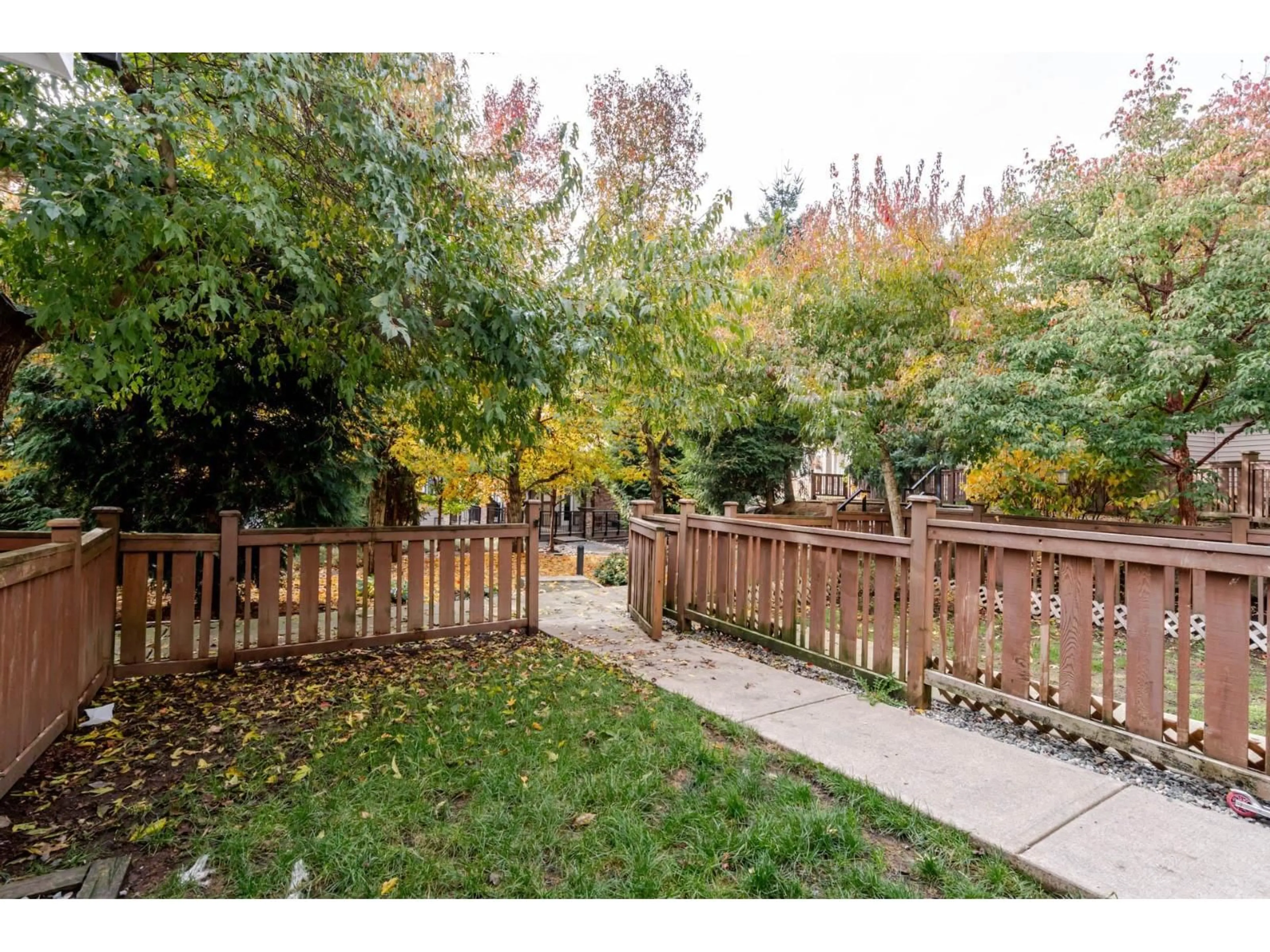 Patio, forest/trees view for 77 - 19433 68 AVENUE, Surrey British Columbia V4N6M8