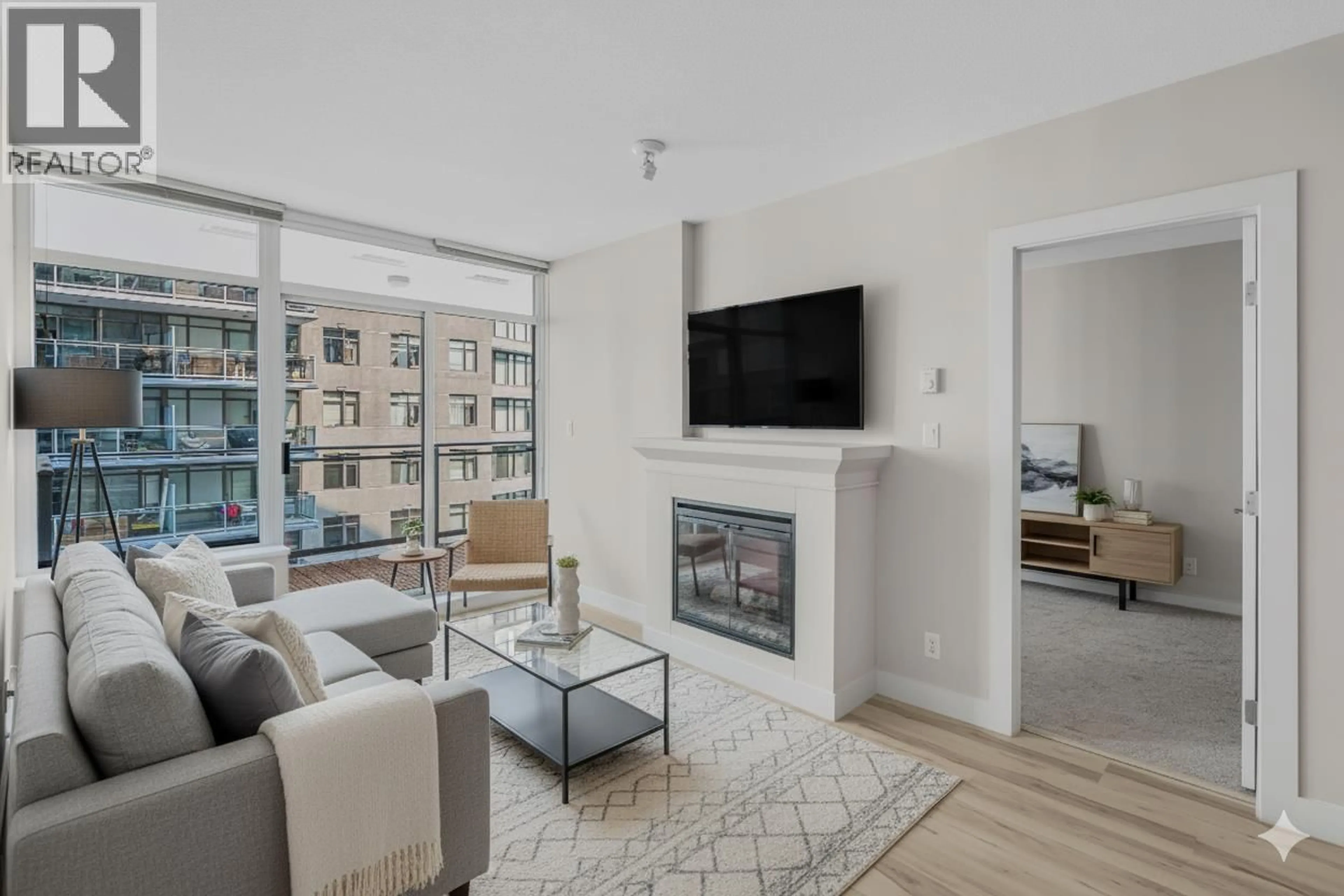 Living room with furniture, unknown for 2605 - 898 CARNARVON STREET, New Westminster British Columbia V3M0C3