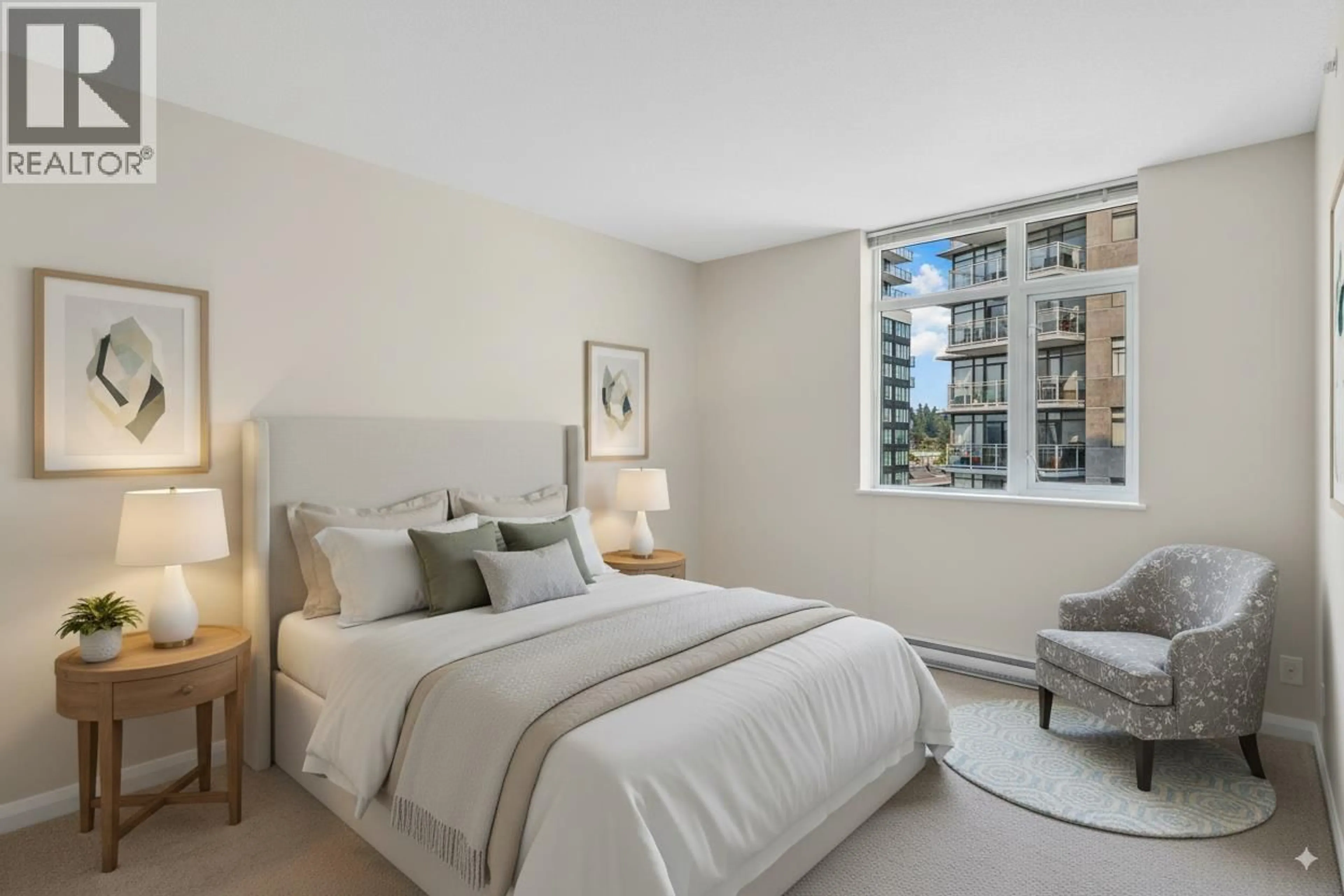 Bedroom with bed, unknown for 2605 - 898 CARNARVON STREET, New Westminster British Columbia V3M0C3