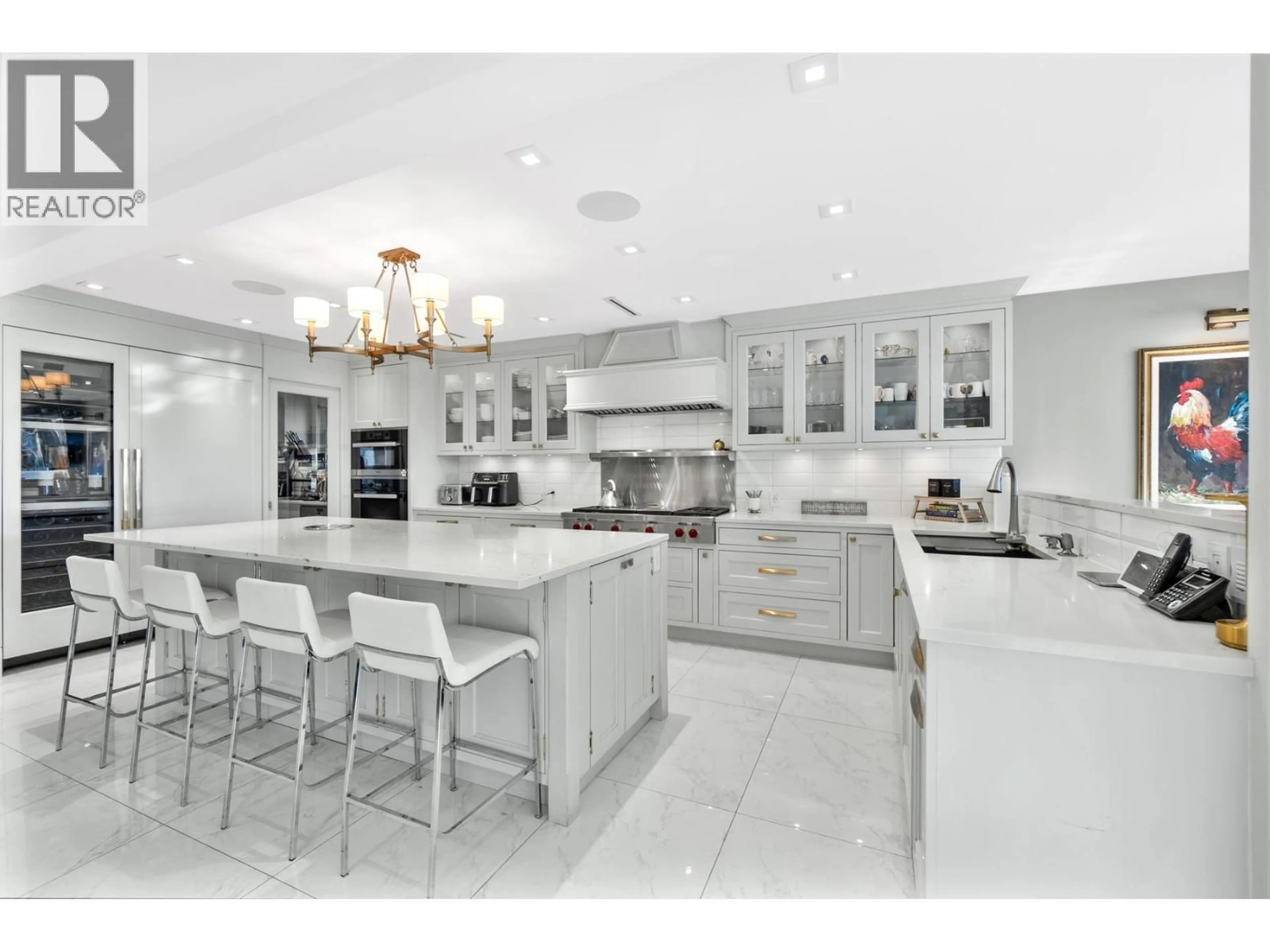 Contemporary kitchen, ceramic/tile floor for 1388 21ST STREET, West Vancouver British Columbia V7V4B3