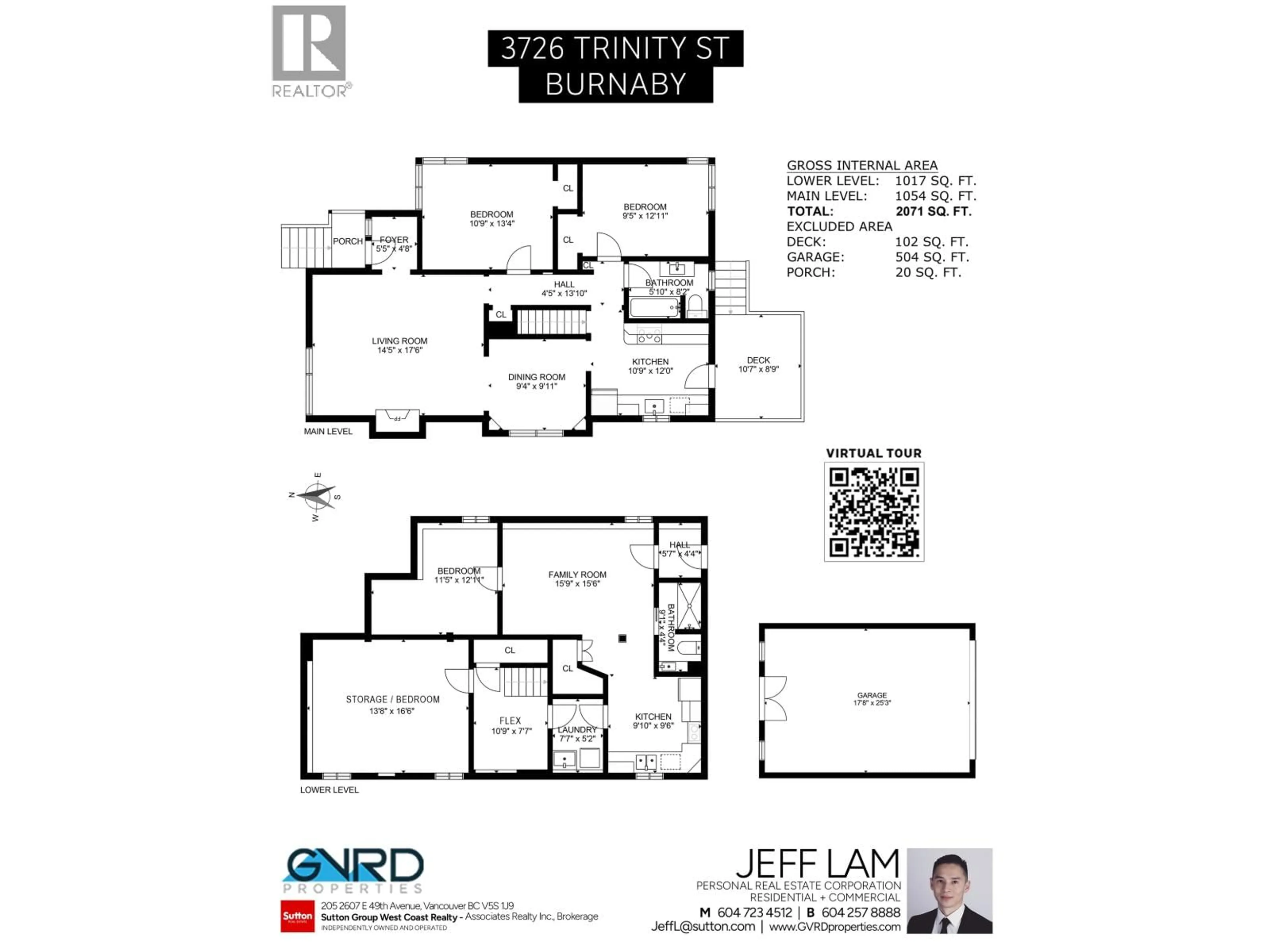Floor plan for 3726 TRINITY STREET, Burnaby British Columbia V5C1N2