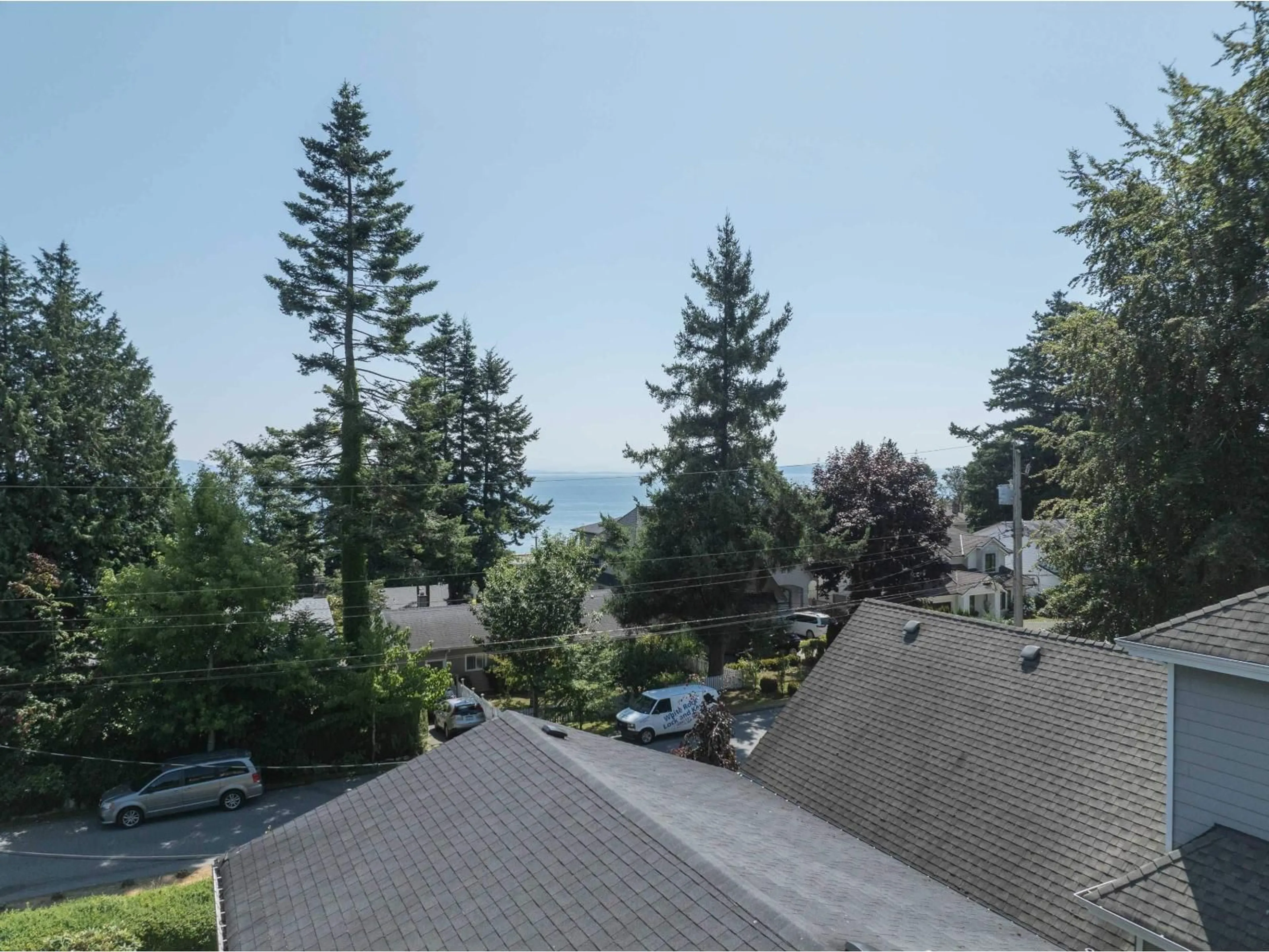 A pic from outside/outdoor area/front of a property/back of a property/a pic from drone, mountain view for 13195 14, Surrey British Columbia V4A1G6