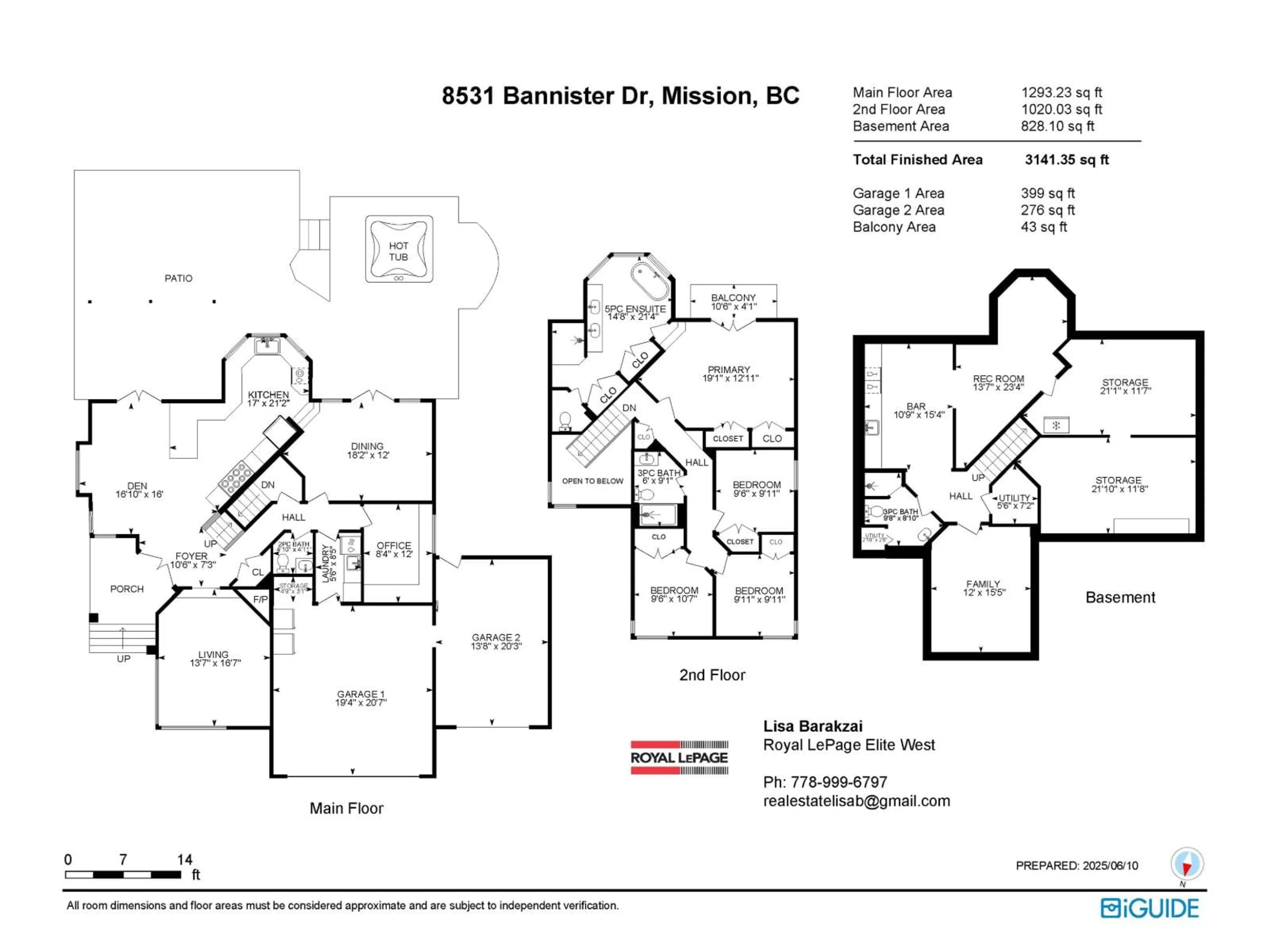 Floor plan for 8531 BANNISTER, Mission British Columbia V2V6Y3