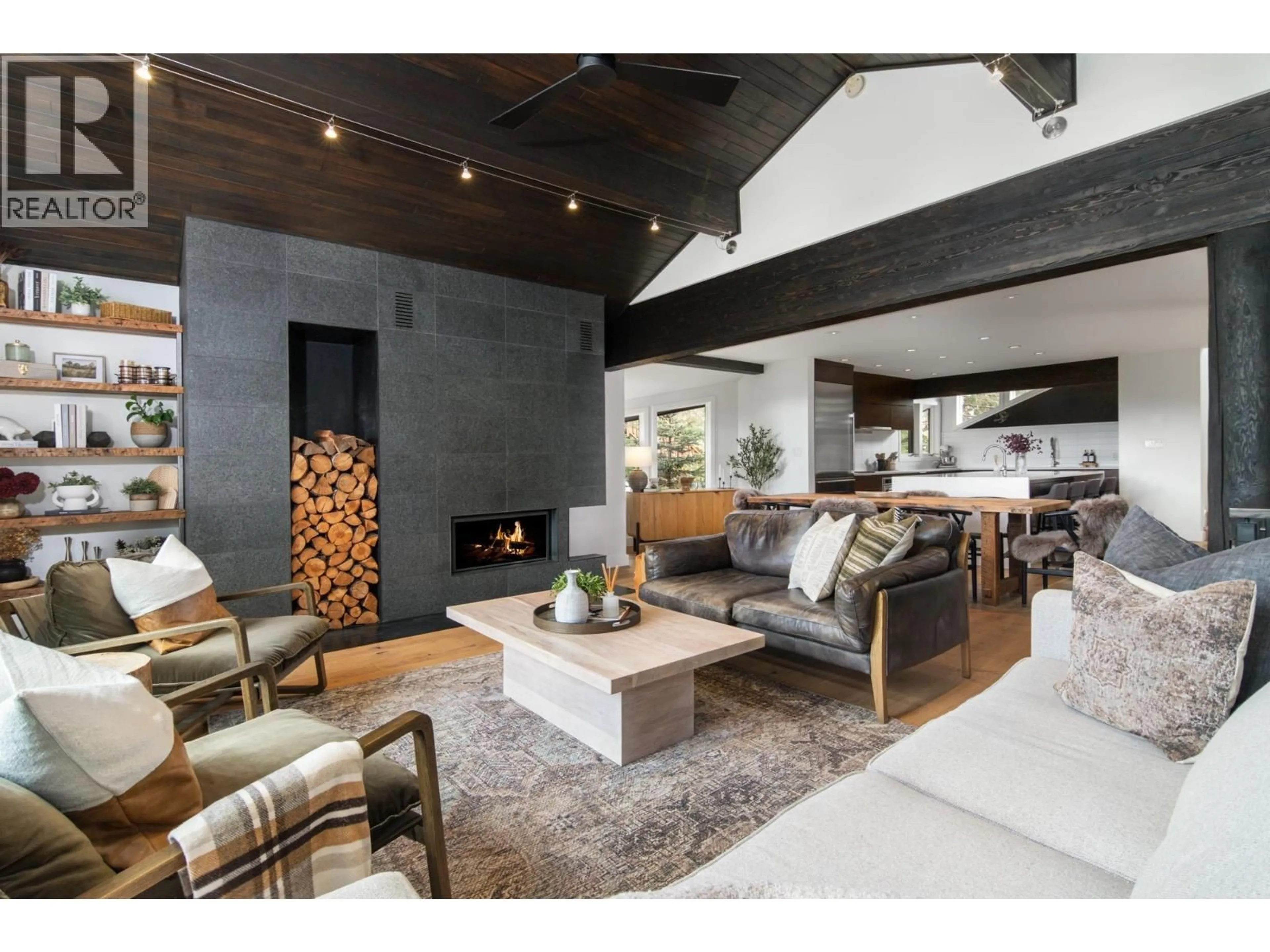 Living room with furniture, cement floor for 3369 PANORAMA RIDGE, Whistler British Columbia V8E0B8