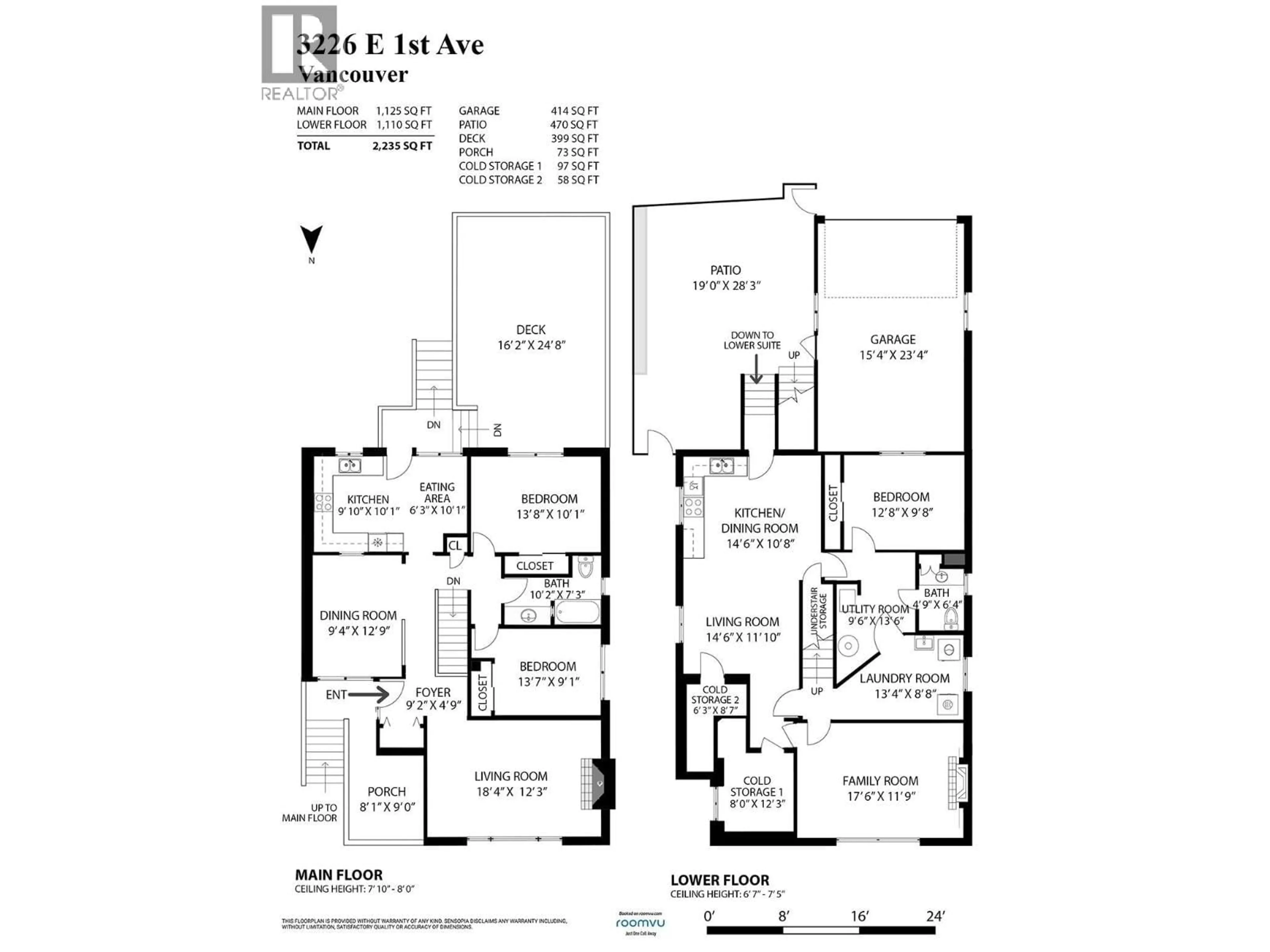 Floor plan for 3226 1ST AVENUE, Vancouver British Columbia V5M1B8