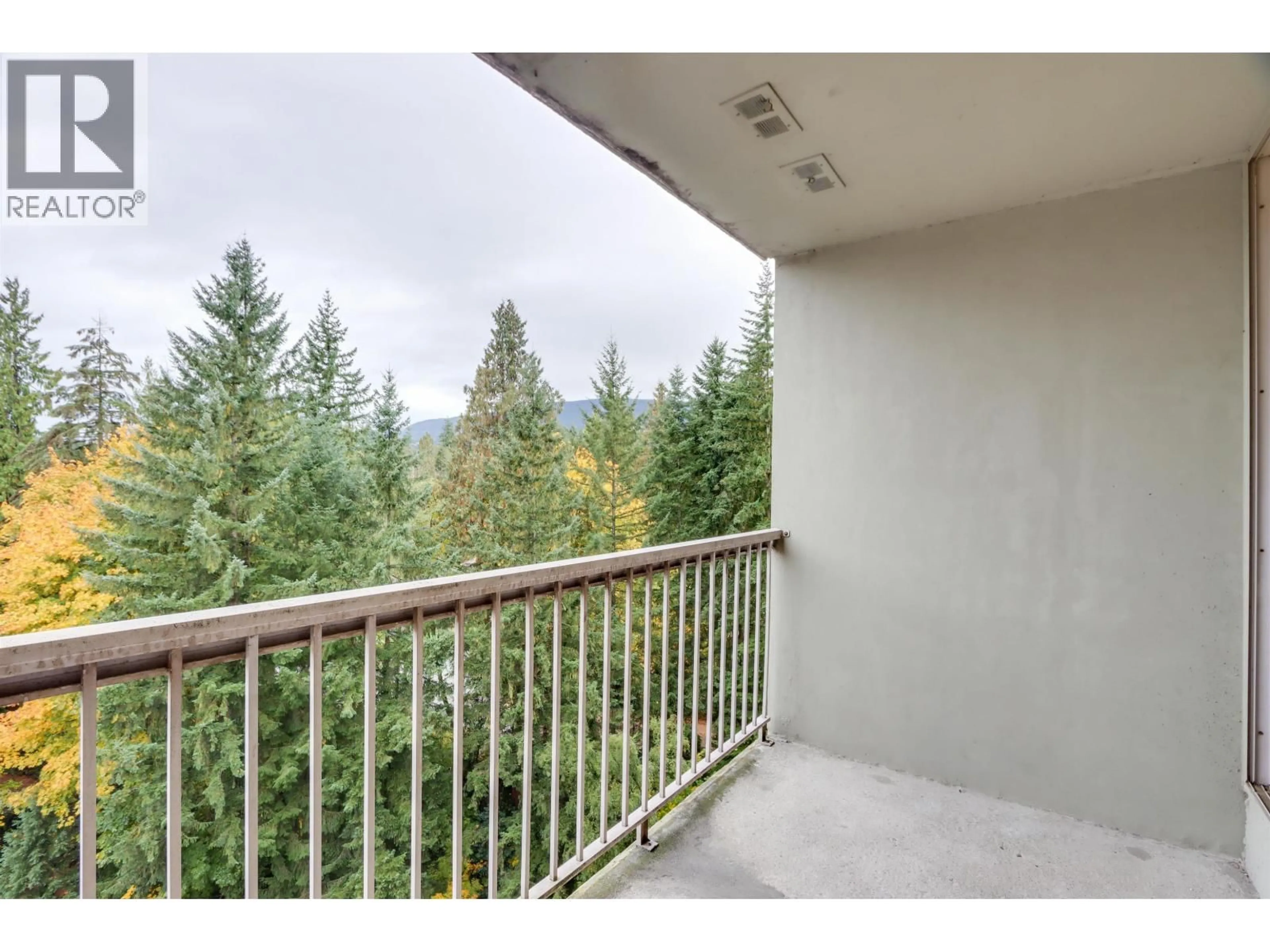 Balcony in the apartment, forest/trees view for 1212 - 2016 FULLERTON AVENUE, North Vancouver British Columbia V7P3E6