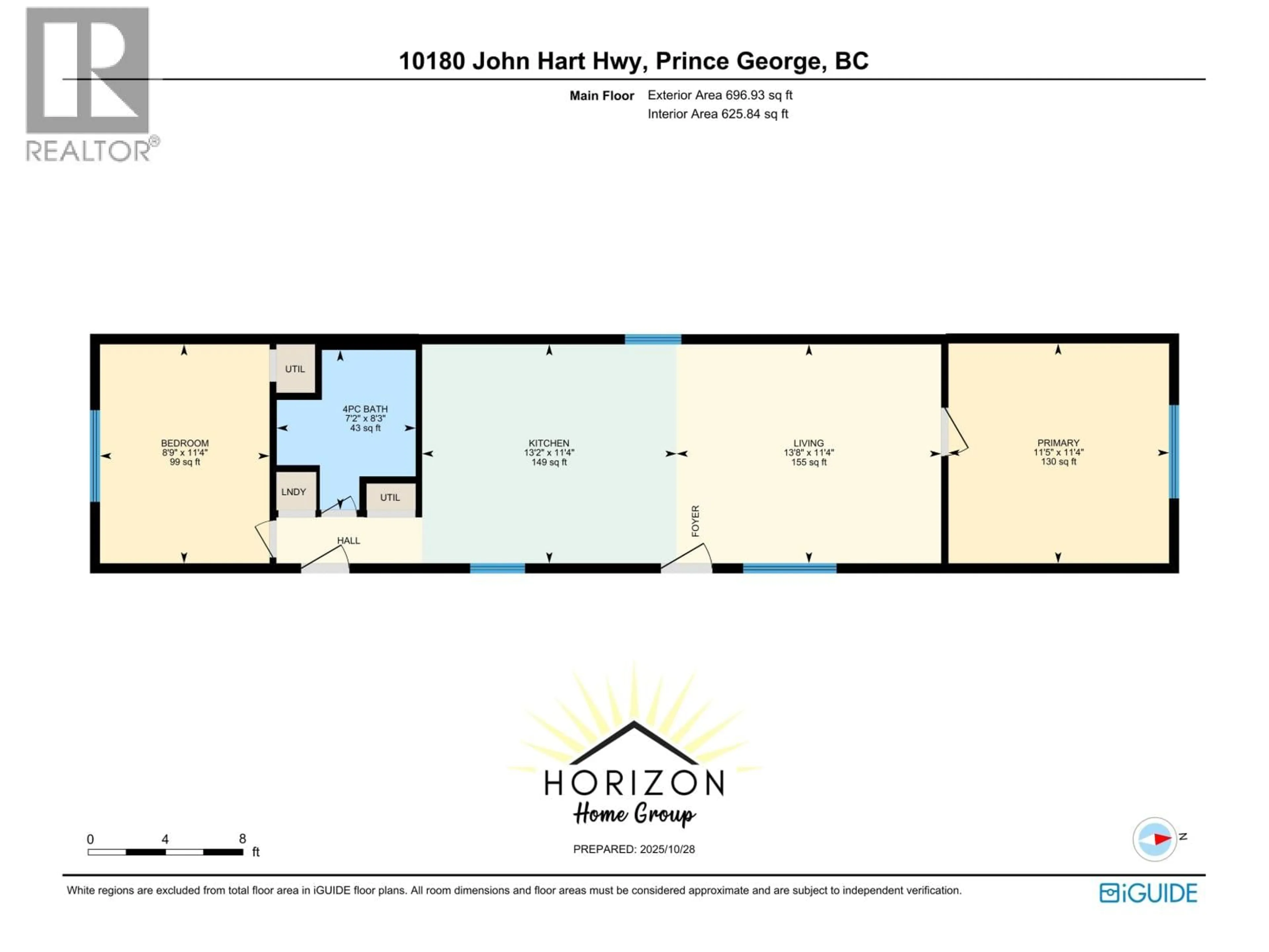 Floor plan for 9 - 10180 HART HIGHWAY, Prince George British Columbia V2K5X6