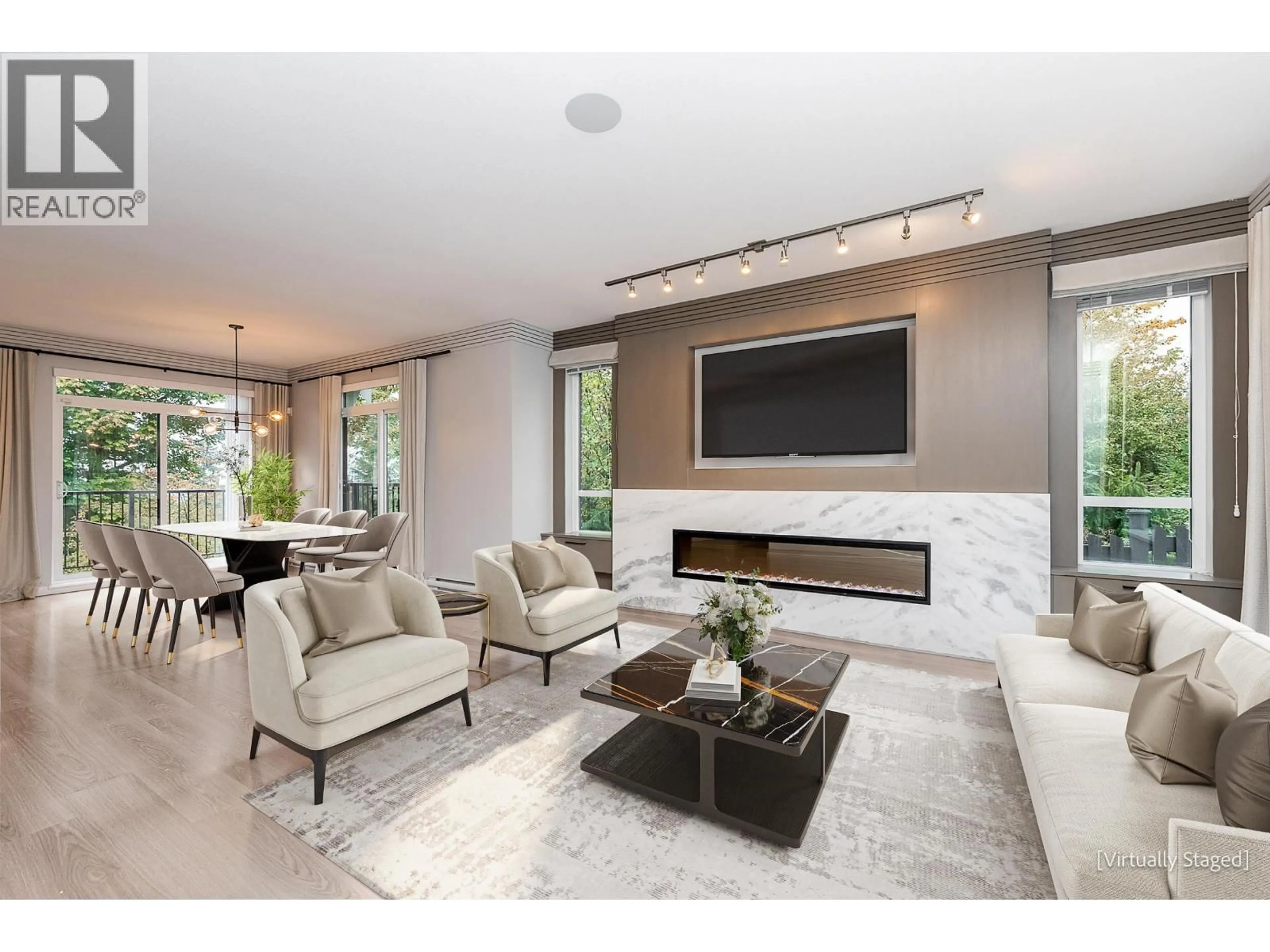 Living room with furniture, unknown for 1 - 3500 BURKE VILLAGE PROMENADE, Coquitlam British Columbia V3E0N2