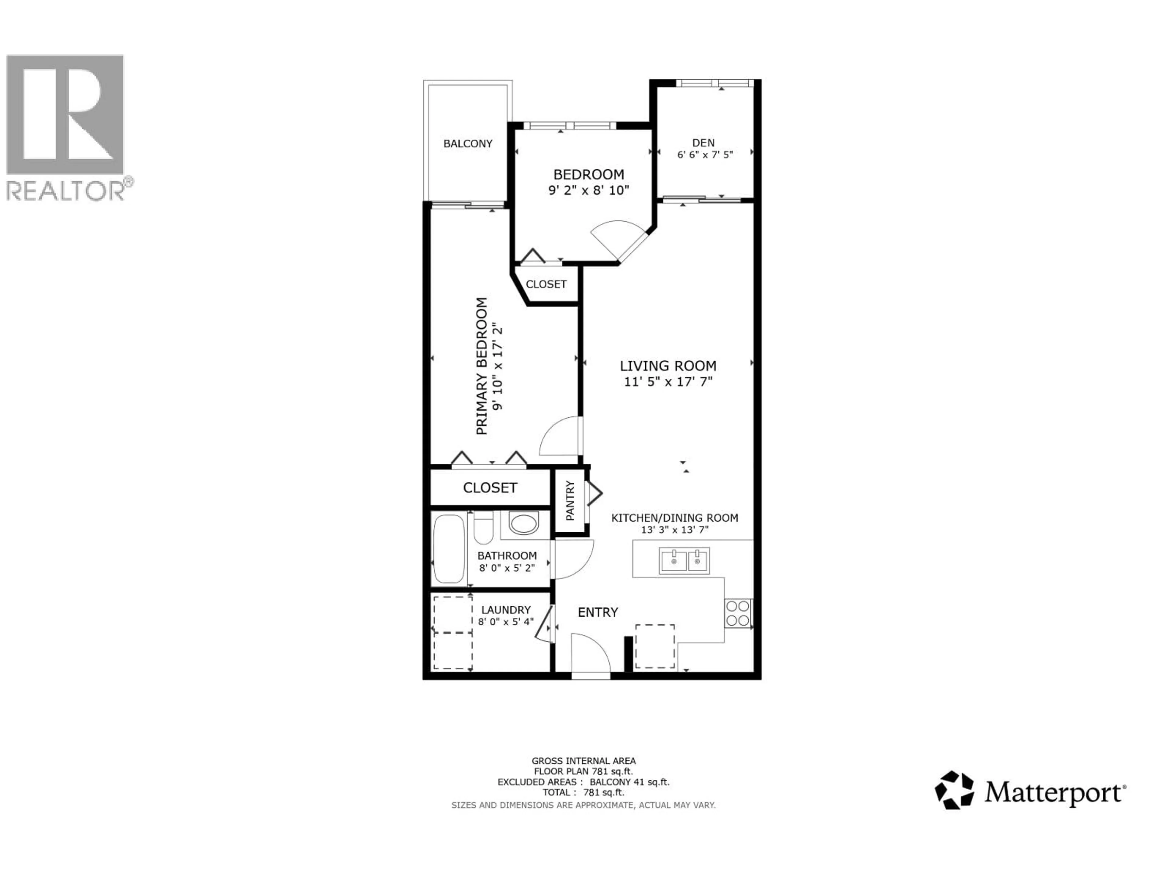 Floor plan for 305 - 2028 37TH AVENUE, Vancouver British Columbia V5P1G2