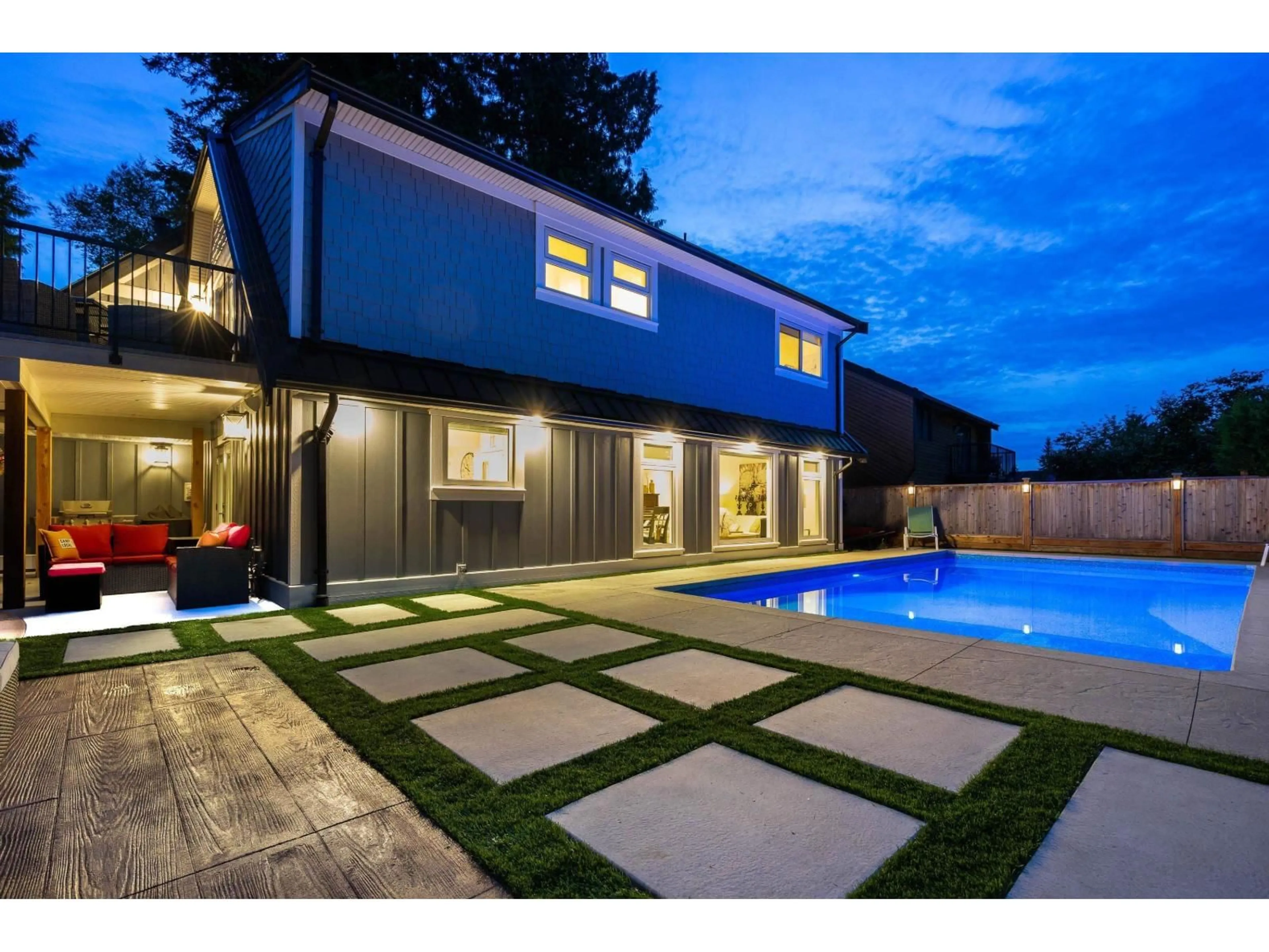 Home with vinyl exterior material, street for 4560 196A, Langley British Columbia V3A7G6