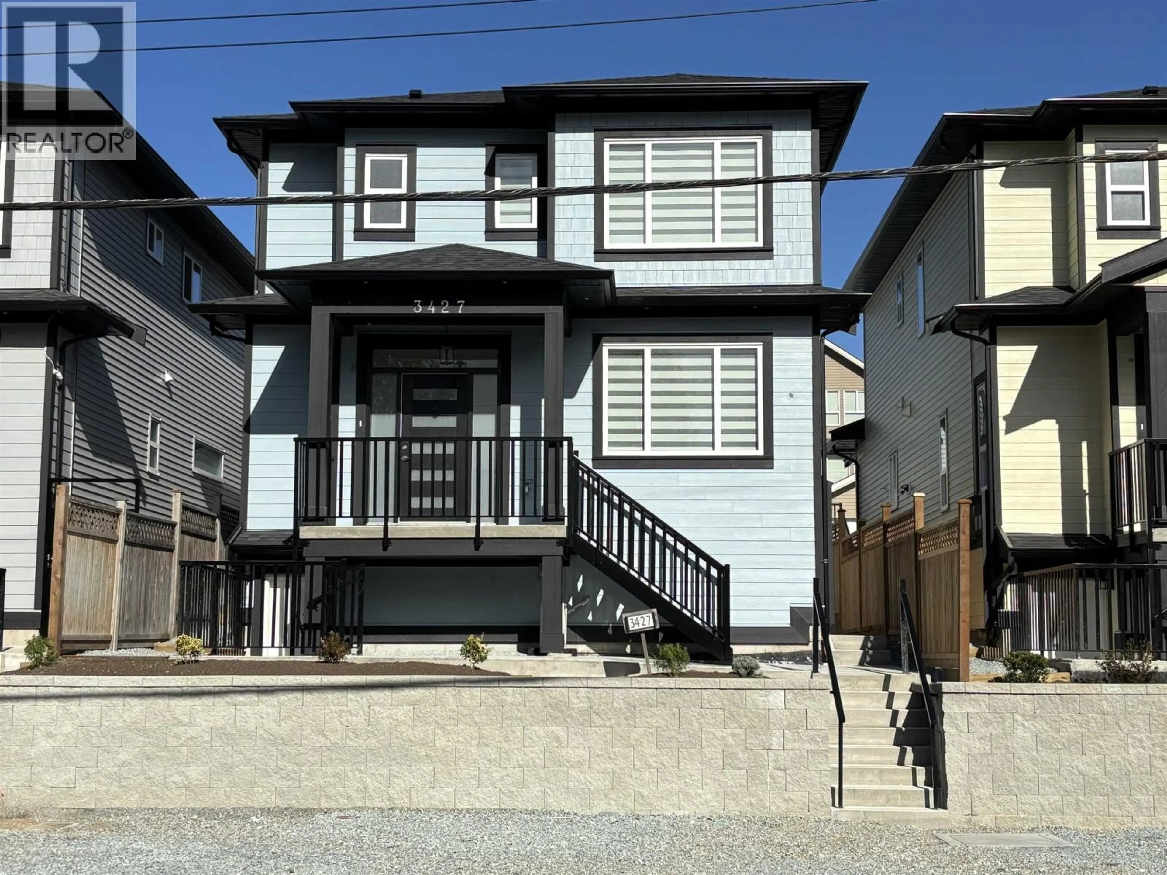 Home with vinyl exterior material, street for 3427 VICTORIA DRIVE, Coquitlam British Columbia V3B2V5