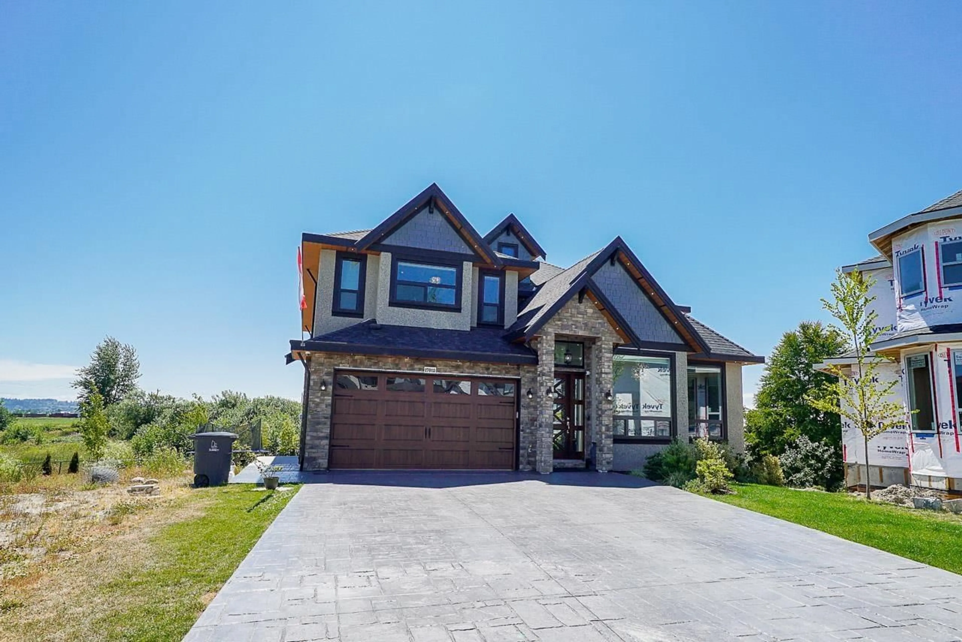 Home with brick exterior material, street for 17012 57, Surrey British Columbia V3S8P3