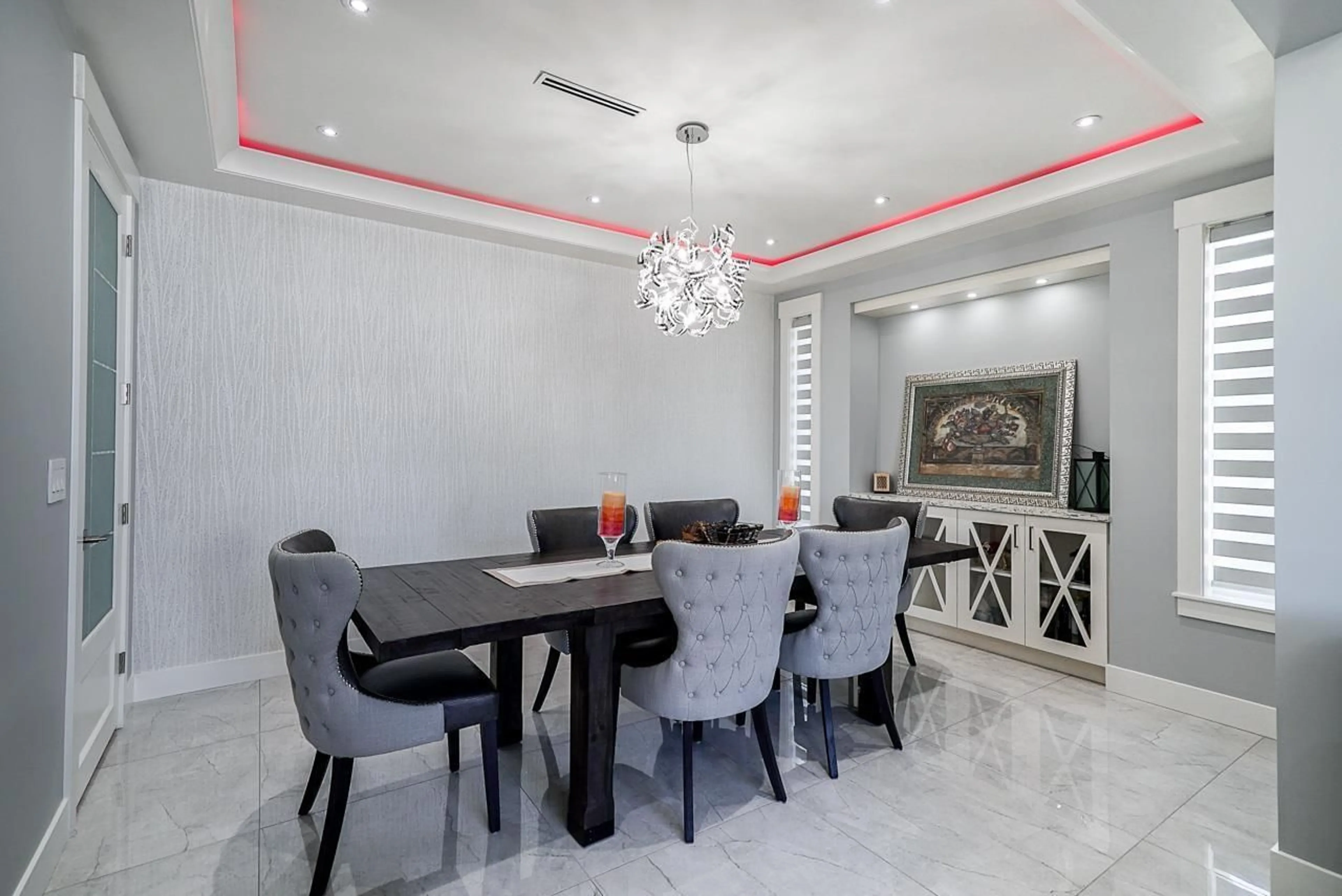 Dining room, ceramic/tile floor for 17012 57, Surrey British Columbia V3S8P3