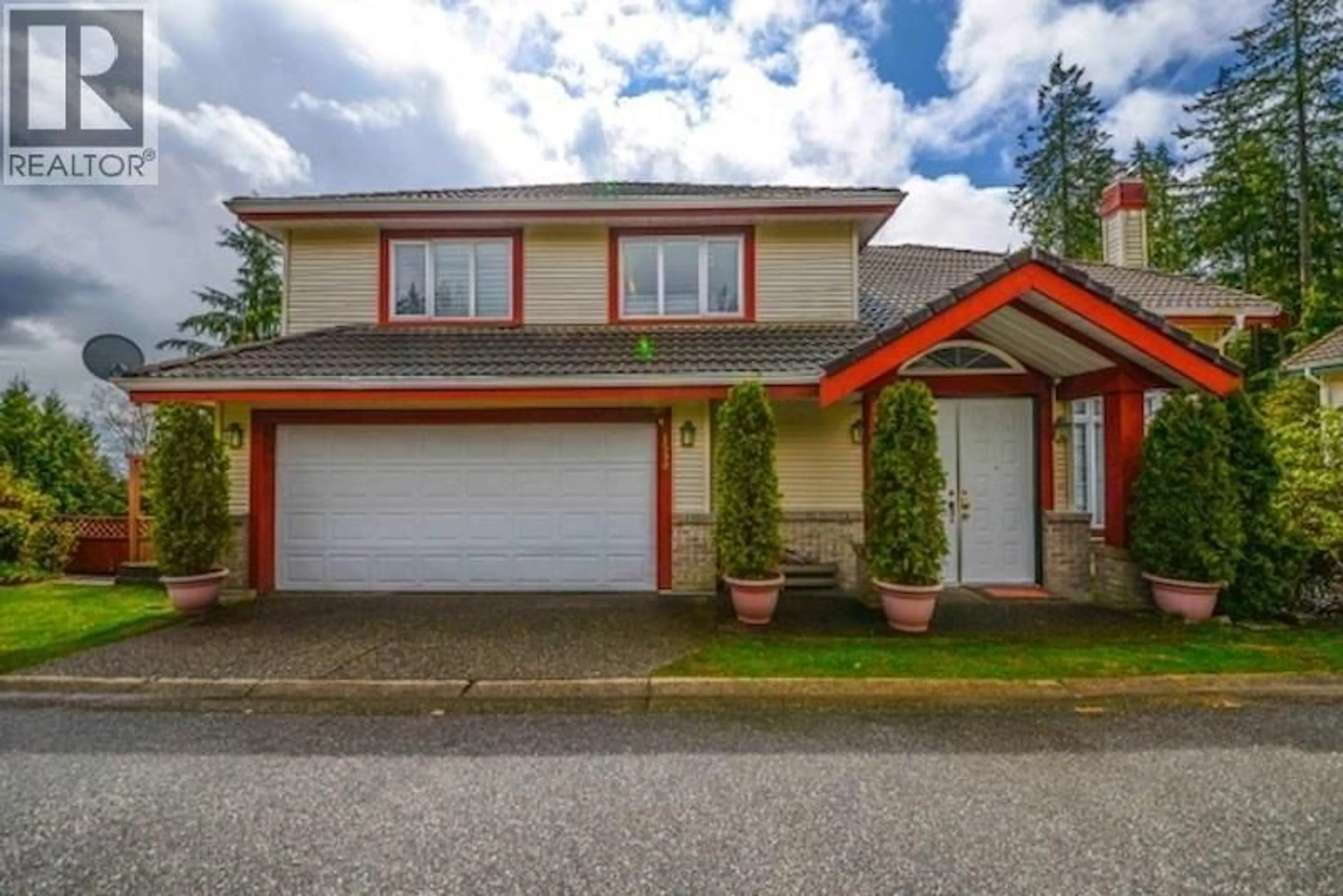 Home with vinyl exterior material, street for 1590 PLATEAU CRESCENT, Coquitlam British Columbia V3E3B3