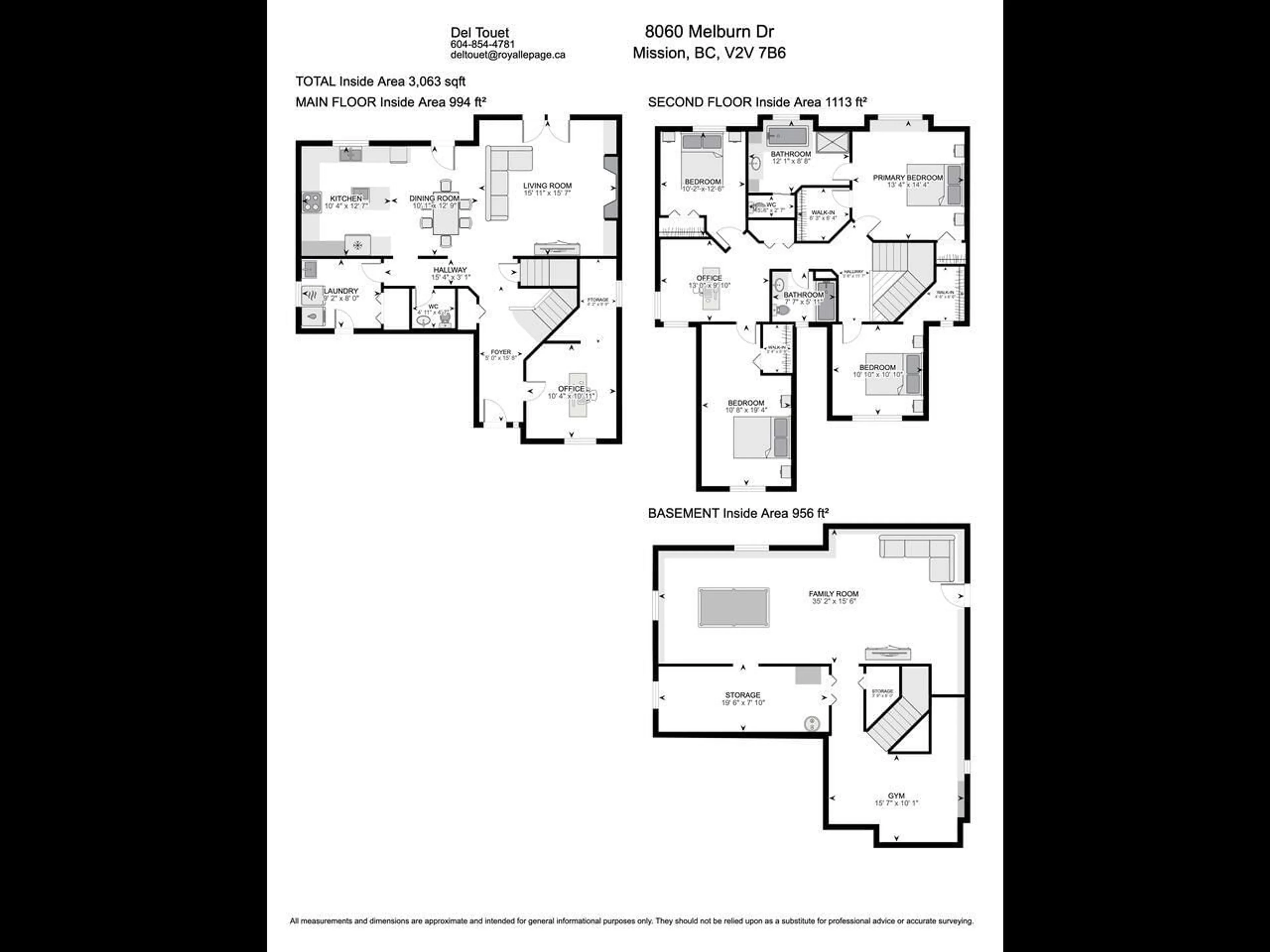 Floor plan for 8060 MELBURN, Mission British Columbia V2V7B6
