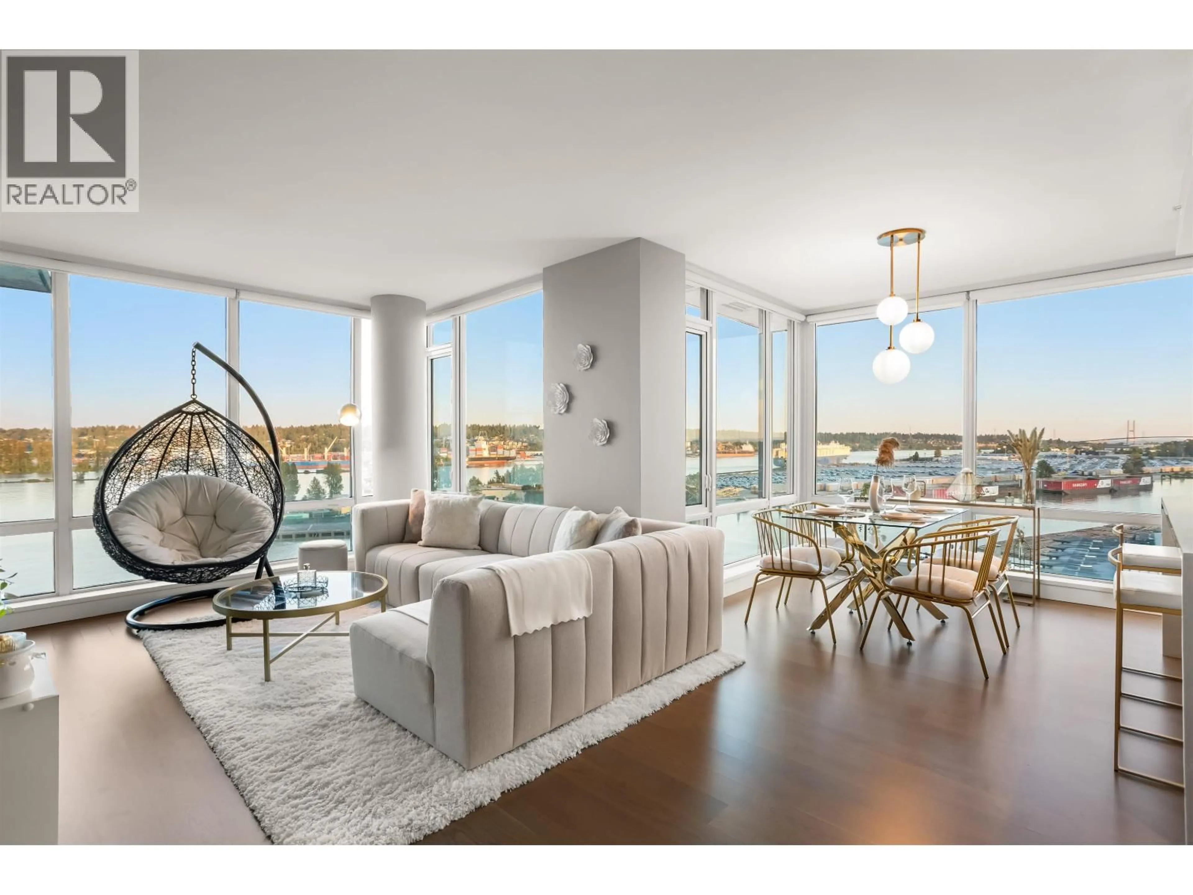 Living room with furniture, unknown for 1208 - 210 SALTER STREET, New Westminster British Columbia V3M0J9