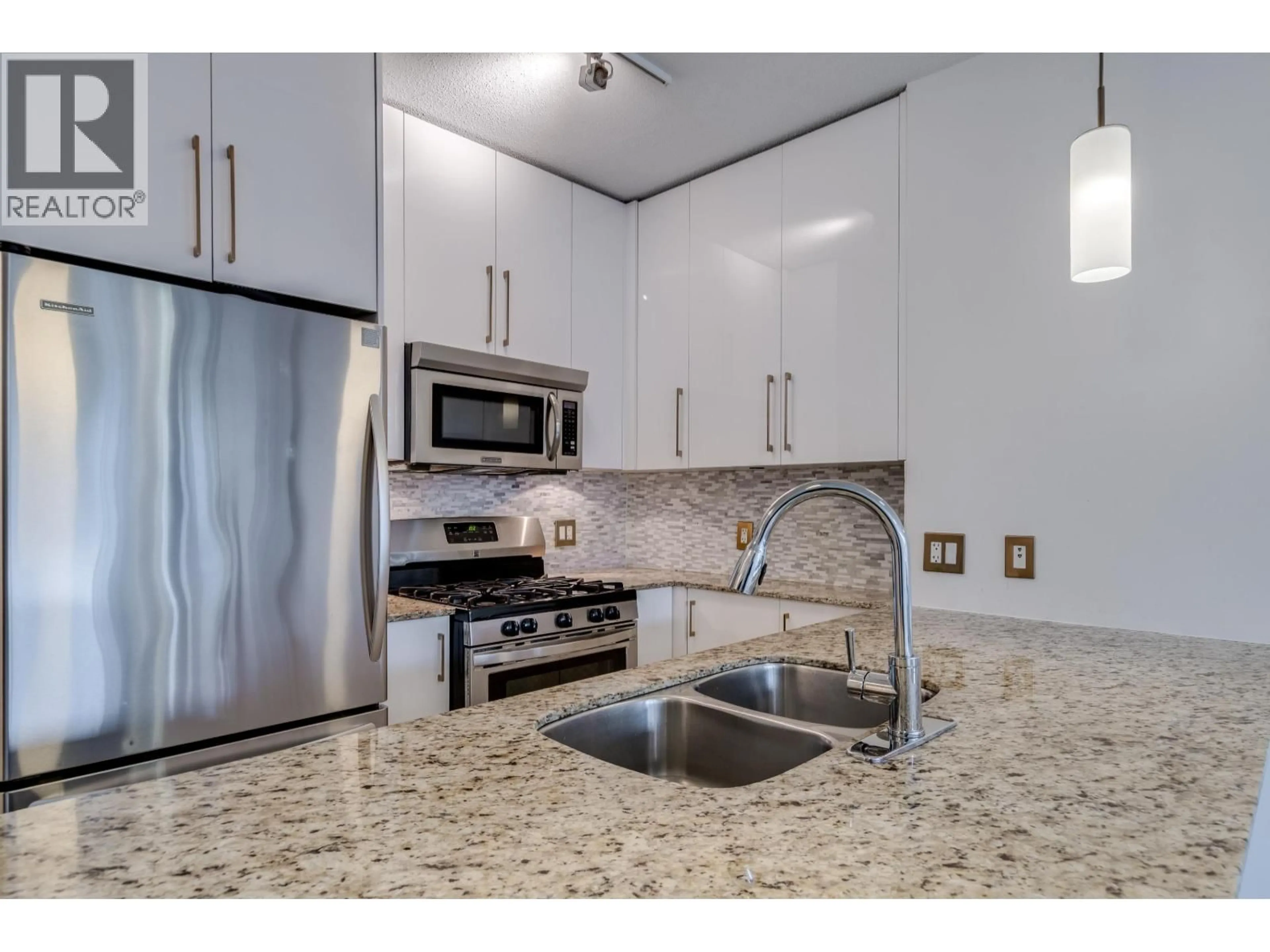 Standard kitchen, ceramic/tile floor for 507 - 110 BREW STREET, Port Moody British Columbia V3H0E4