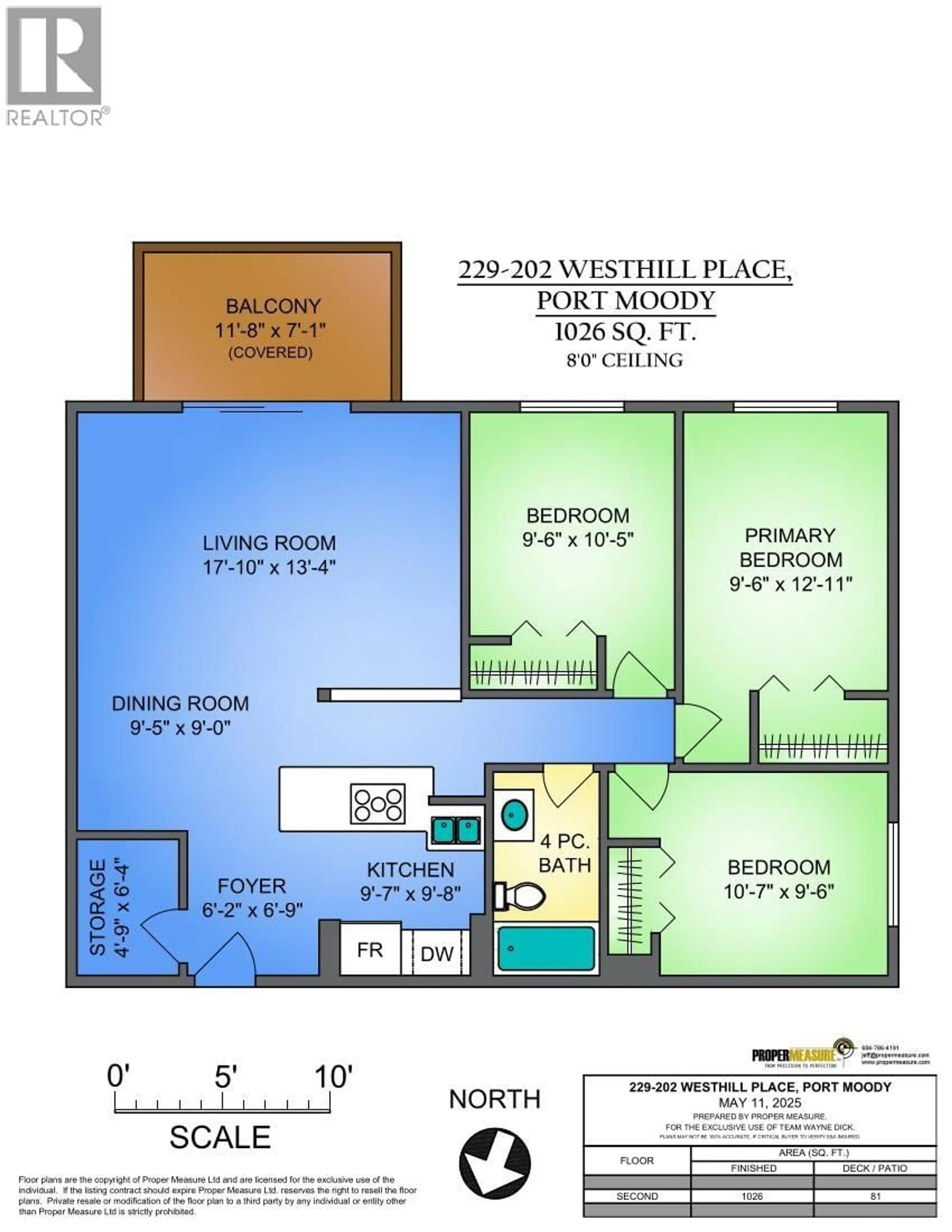 Floor plan for 229 - 202 WESTHILL PLACE, Port Moody British Columbia V3H1V2