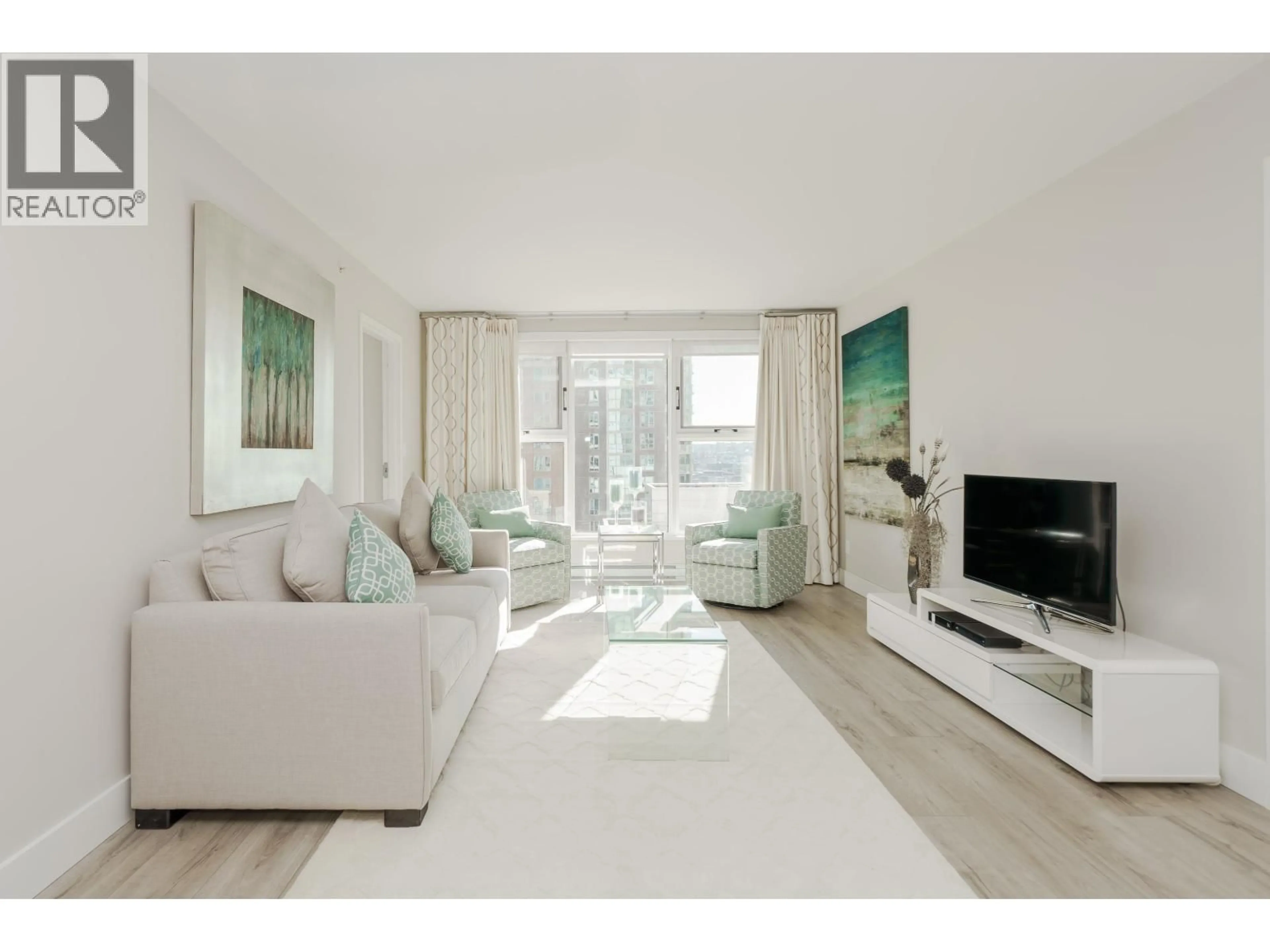 Living room with furniture, unknown for 1503 - 1323 HOMER STREET, Vancouver British Columbia V6B5T1