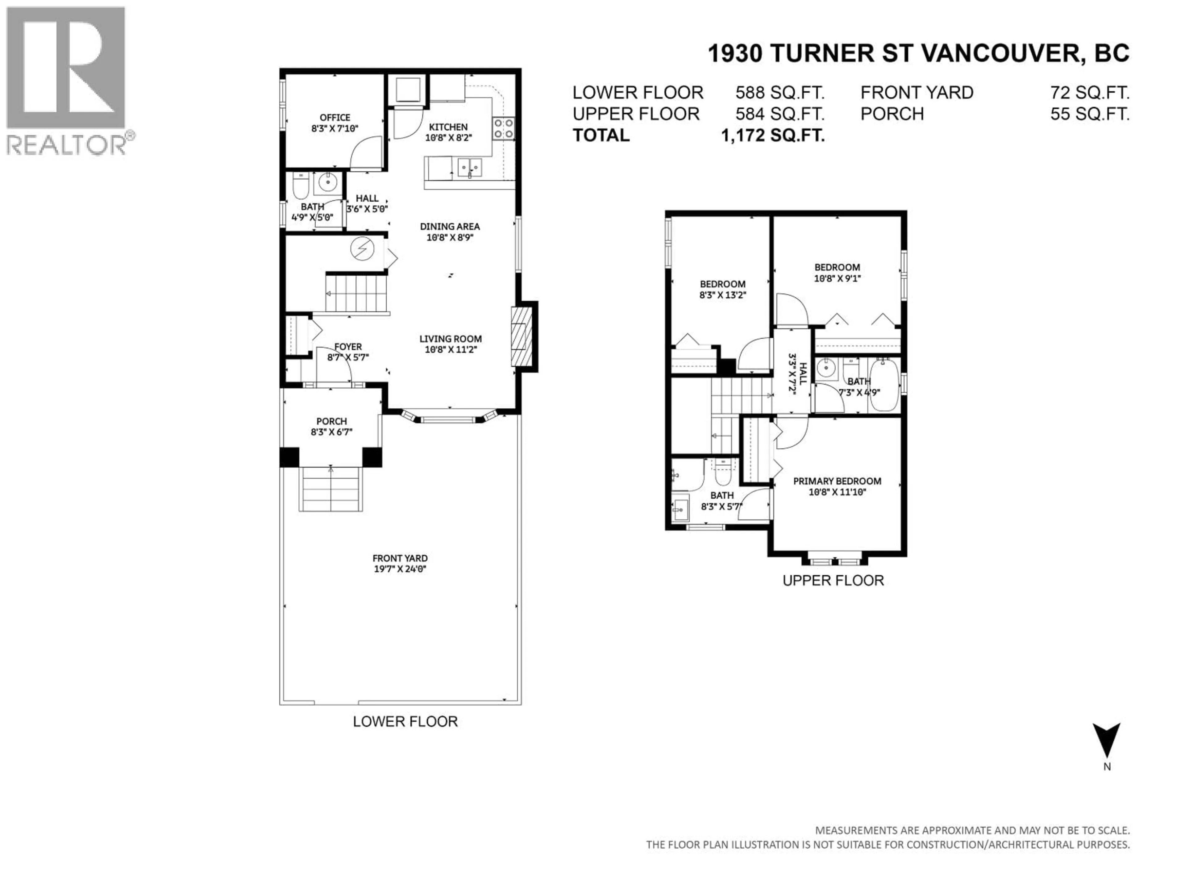 Floor plan for 1930 TURNER STREET, Vancouver British Columbia V5L2A1