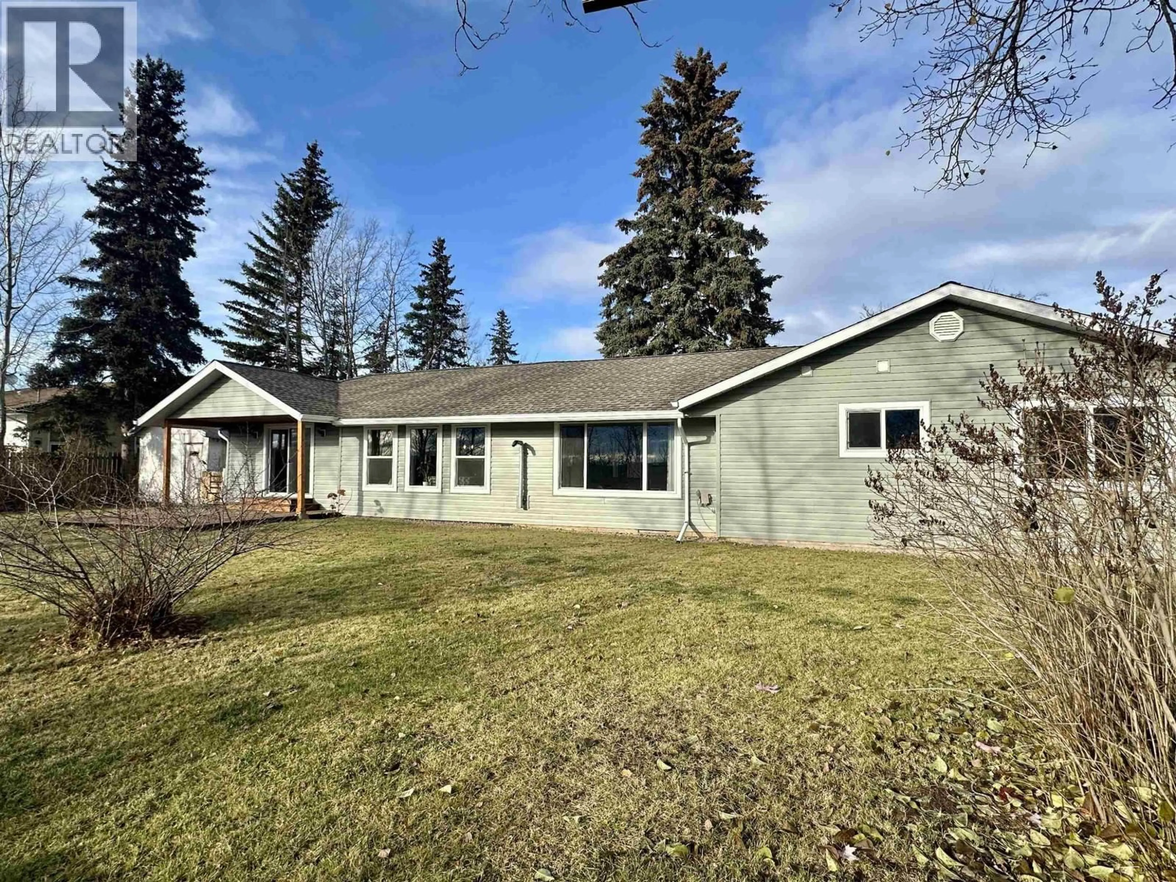 A pic from outside/outdoor area/front of a property/back of a property/a pic from drone, street for 366 NORTHSIDE ROAD, Vanderhoof British Columbia V0J3A2