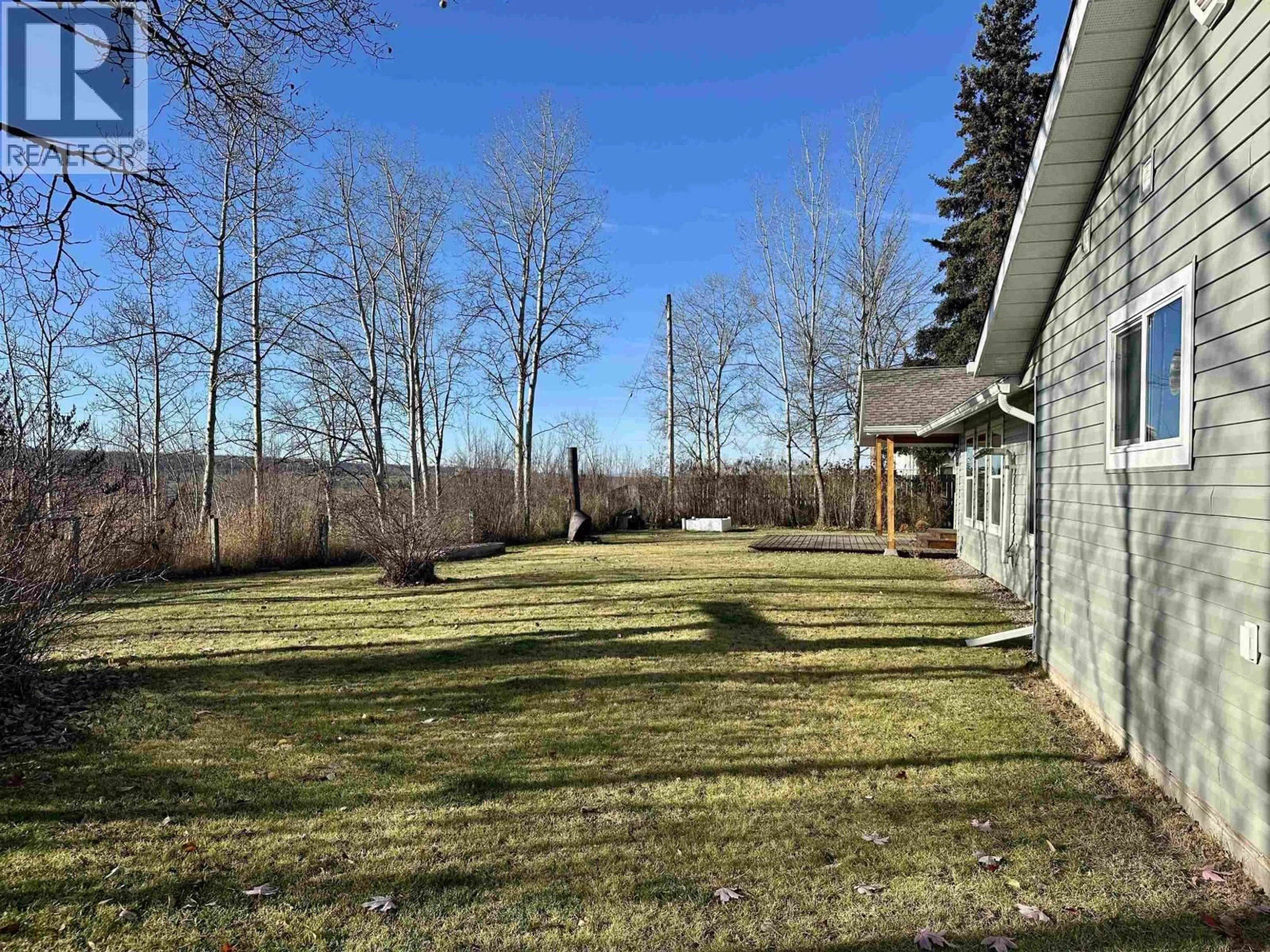 A pic from outside/outdoor area/front of a property/back of a property/a pic from drone, forest/trees view for 366 NORTHSIDE ROAD, Vanderhoof British Columbia V0J3A2