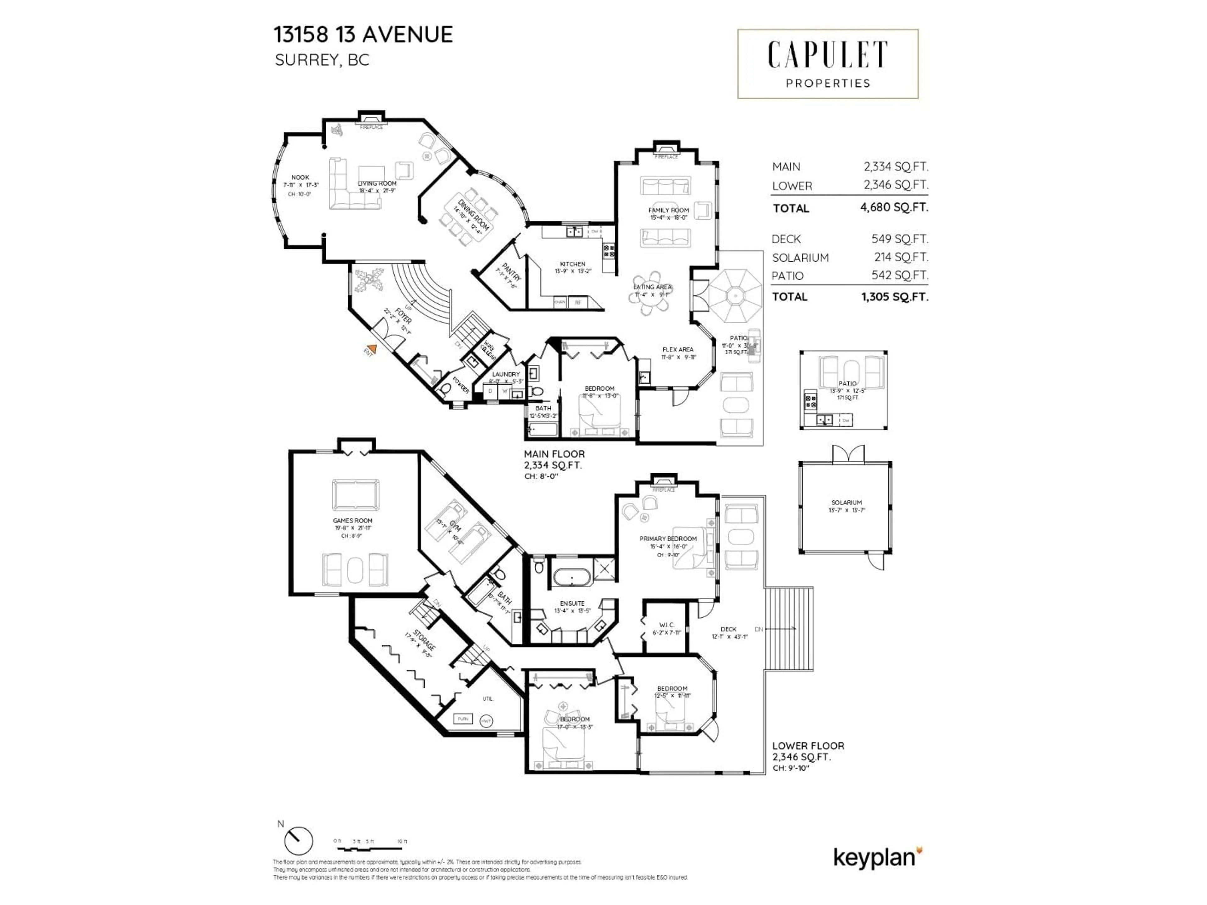 Floor plan for 13158 13, Surrey British Columbia V4A1B8